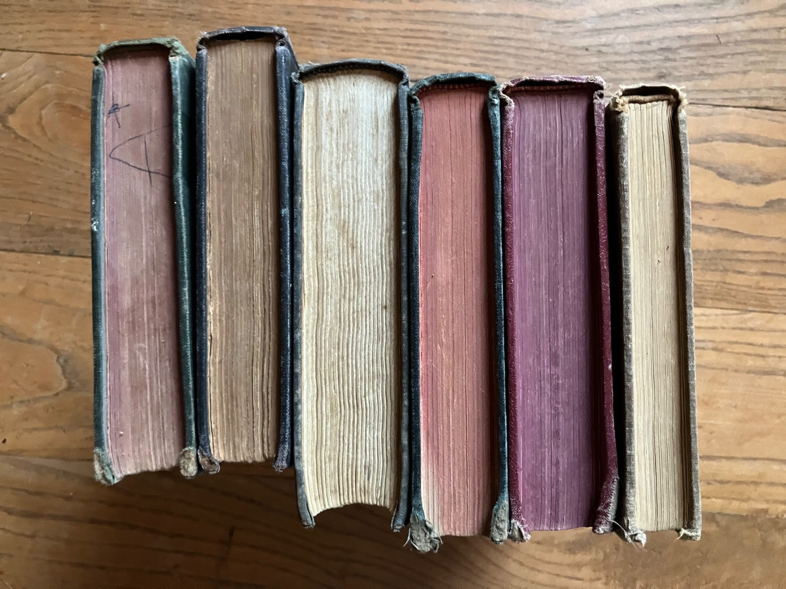 Lot of 6 Vintage Hymnals ~ Hardcover 1940s, 1950s