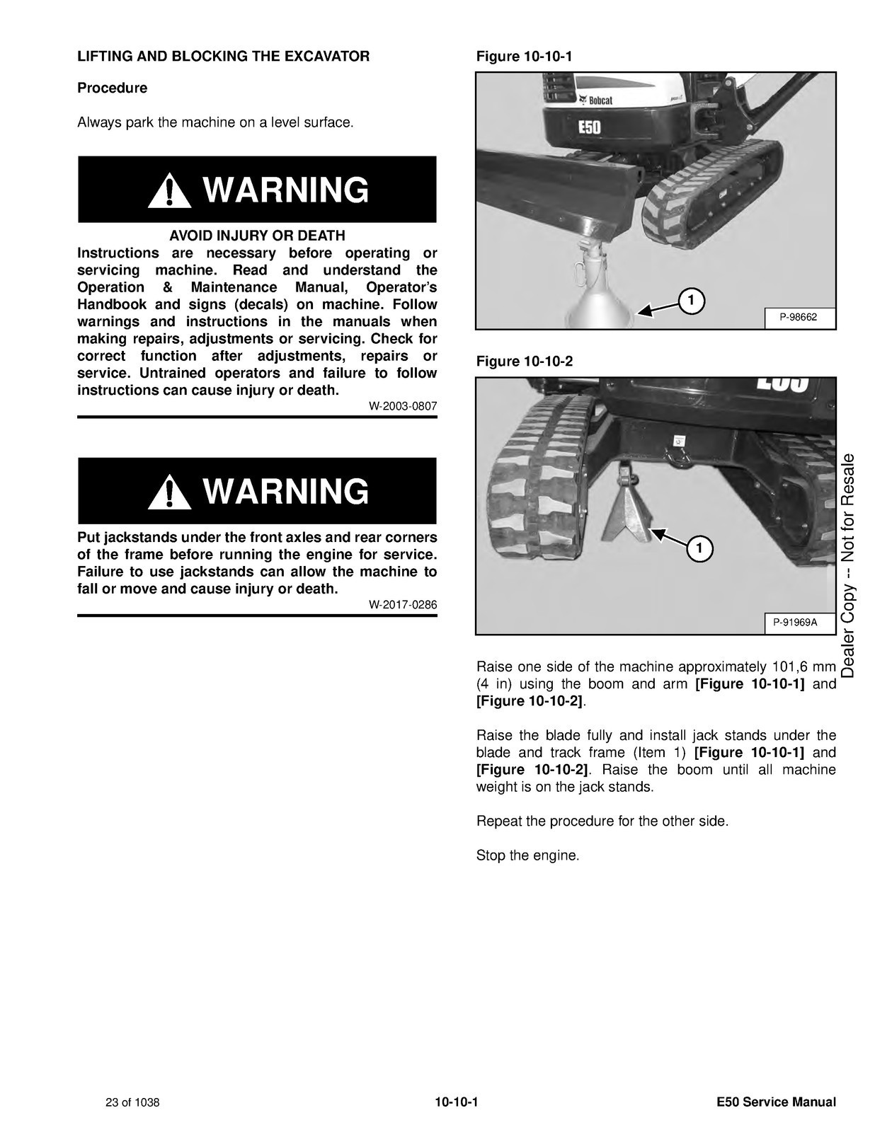 BOBCAT E50 Compact Excavator Service Manual 2019, SECURED, COVERING, XL FOLDOUTS