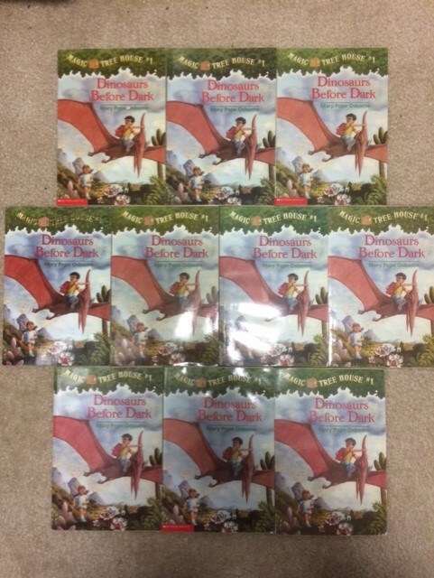 Magic Tree House #1 Dinosaurs Before Dark class set Guided Reading lot 10 PB