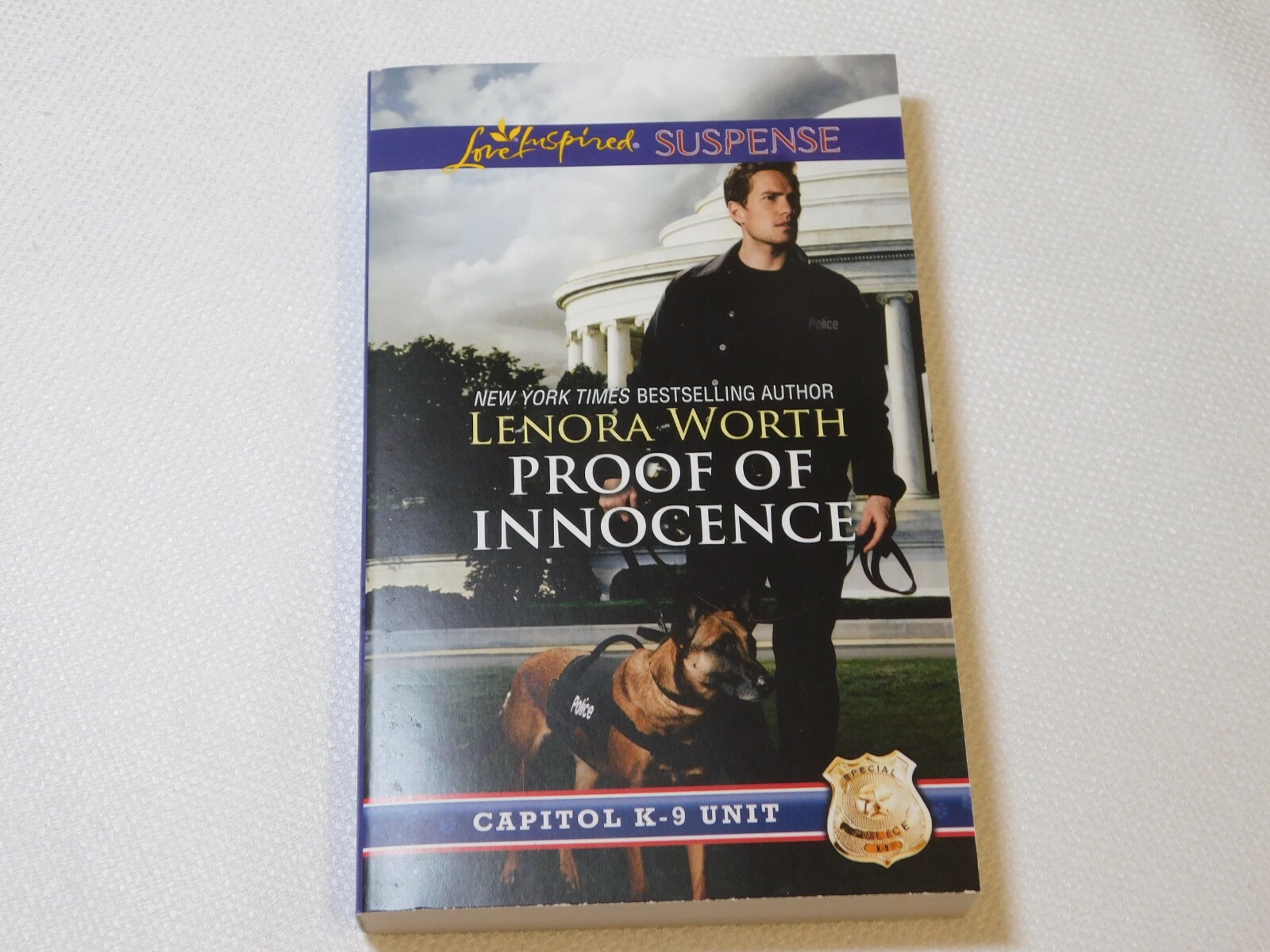 Capitol K-9 Unit: Proof of Innocence by Lenora Worth (2015, Paperback Book)