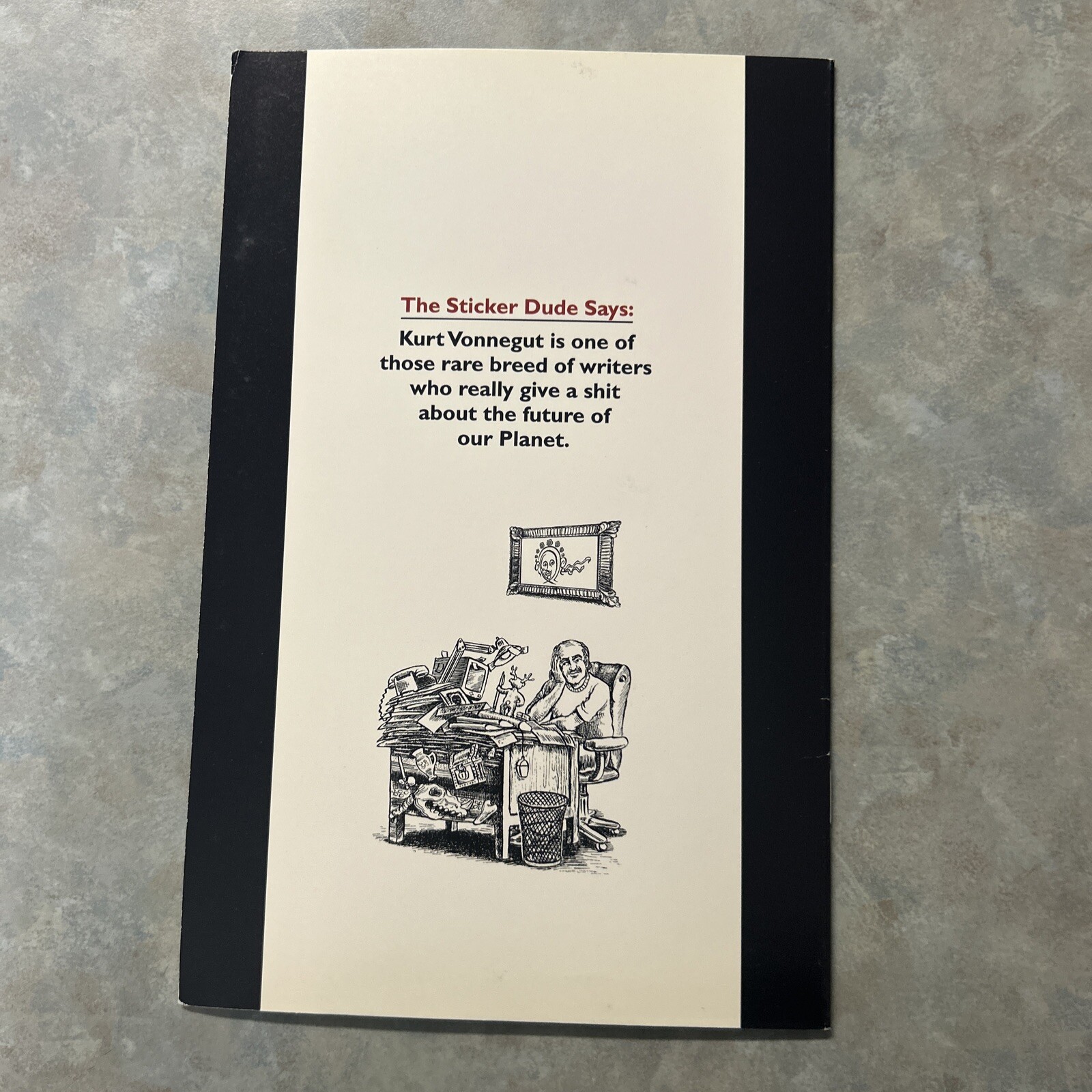 Autographed Kurt Vonnegut zine book Fuh-Kar-Wee 1999 Limited Edition #64/250