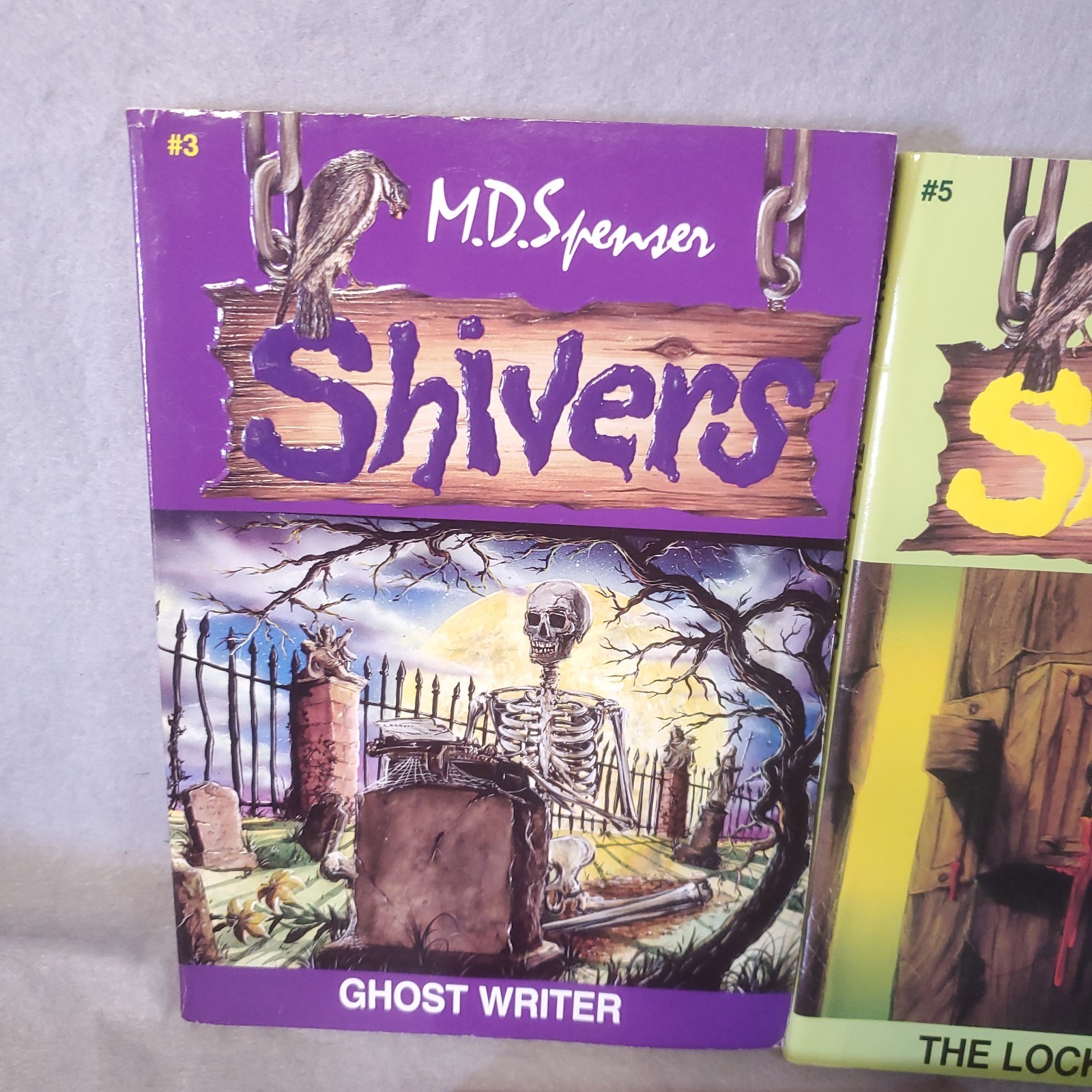 SHIVERS Books M.D. Spencer Horror Ghost Writer Locked Room Haunting House Lot 5
