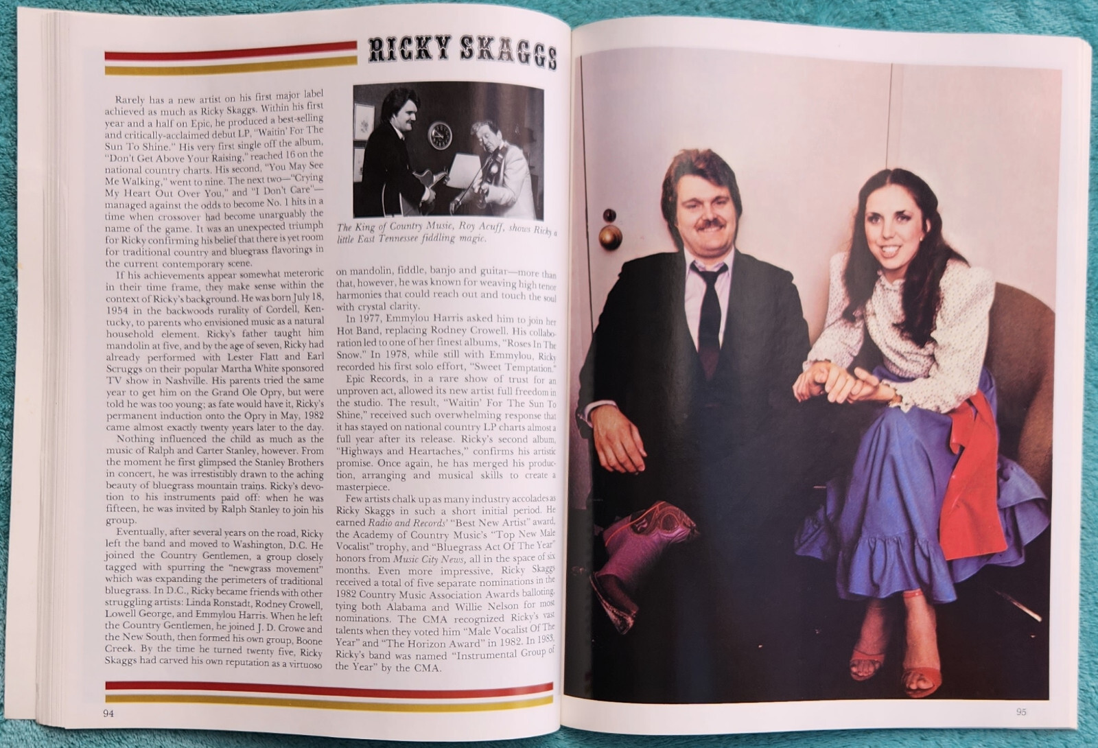 Grand Ole Opry WSM Picture & History Book 1984 Trade Paperback 168 Pages