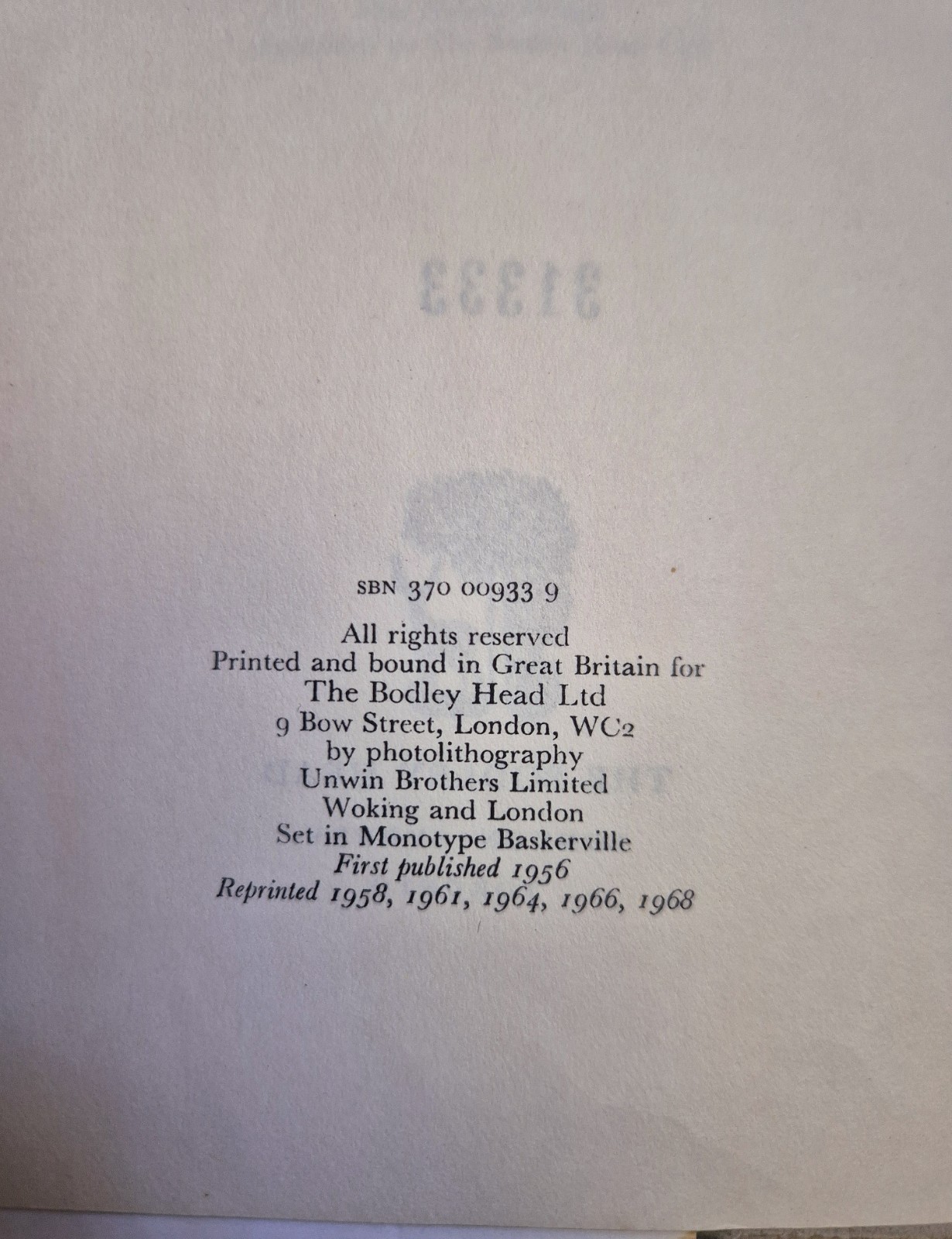 An Original Authentic C S LEWIS The Last Battle 1968-1st Edition sixth Imp