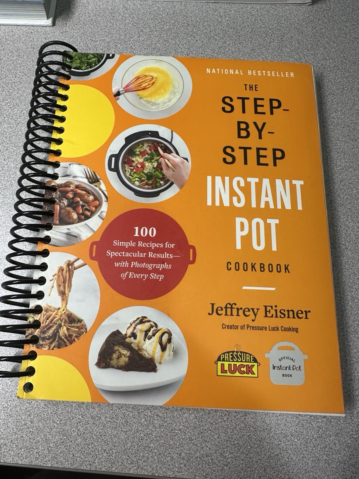 Step By Step Instant Pot Cookbook Spiral Bound Yummy Easy Recipes Very Good Cond