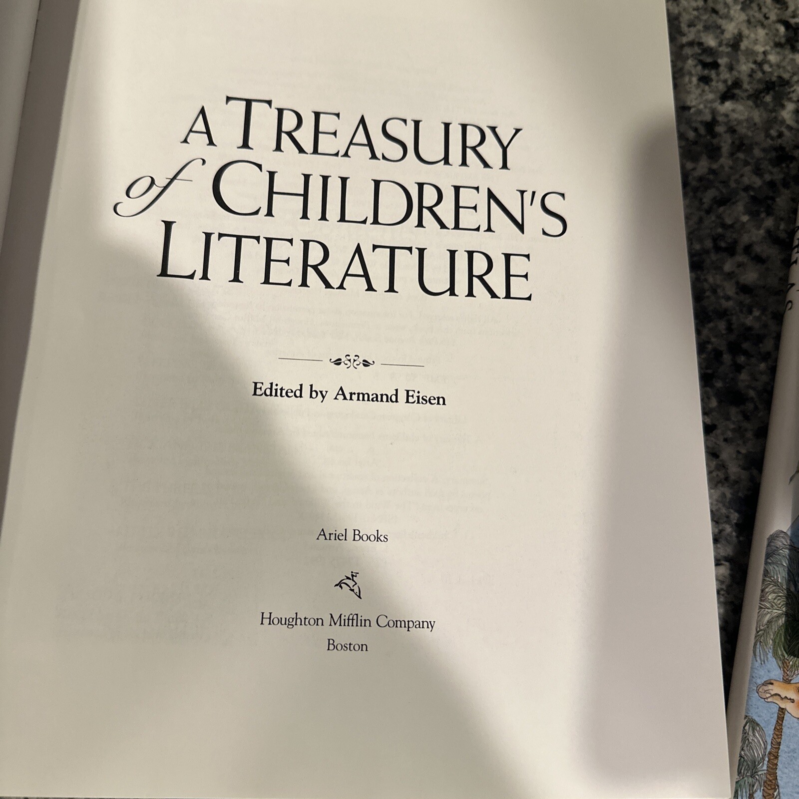 VTG 📚A Treasury Of Children’s Literature” Armand Eisen HCDJ 1992+ Animal Atlas
