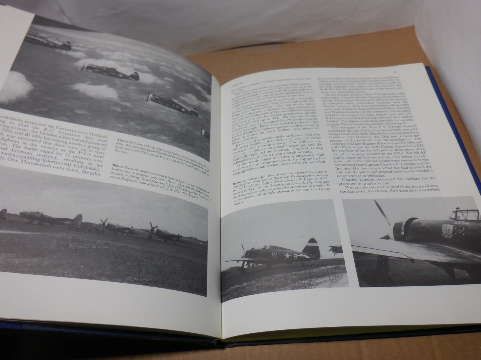 “LION IN THE SKY” 8TH AIR FORCE OPERATIONS AIRCRAFT FIGHTER PLANE BOOK WWII