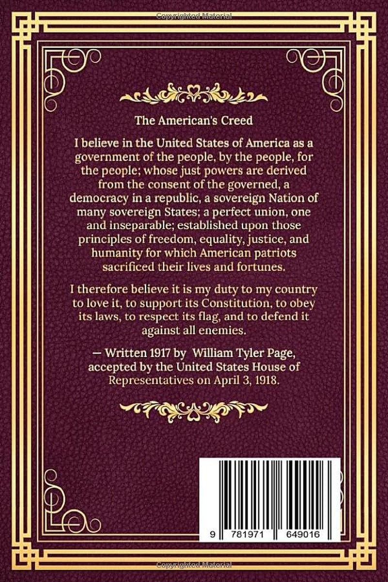 250th Anniversary – The Constitution of the United States of America: Men’s Pock