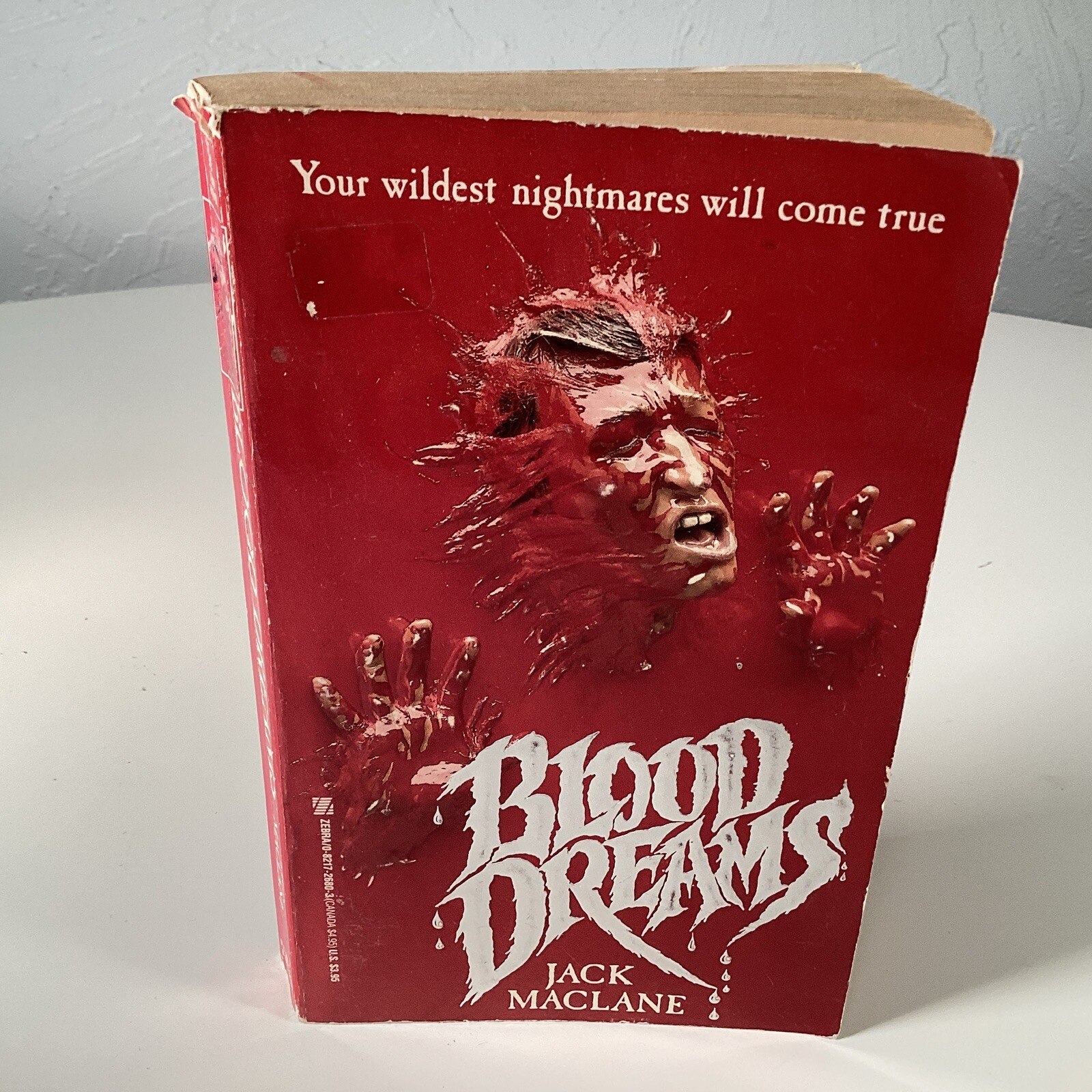 Blood Dreams By Jack Maclane (Paperback, 1989) Vintage PB Horror 1st Print Rare