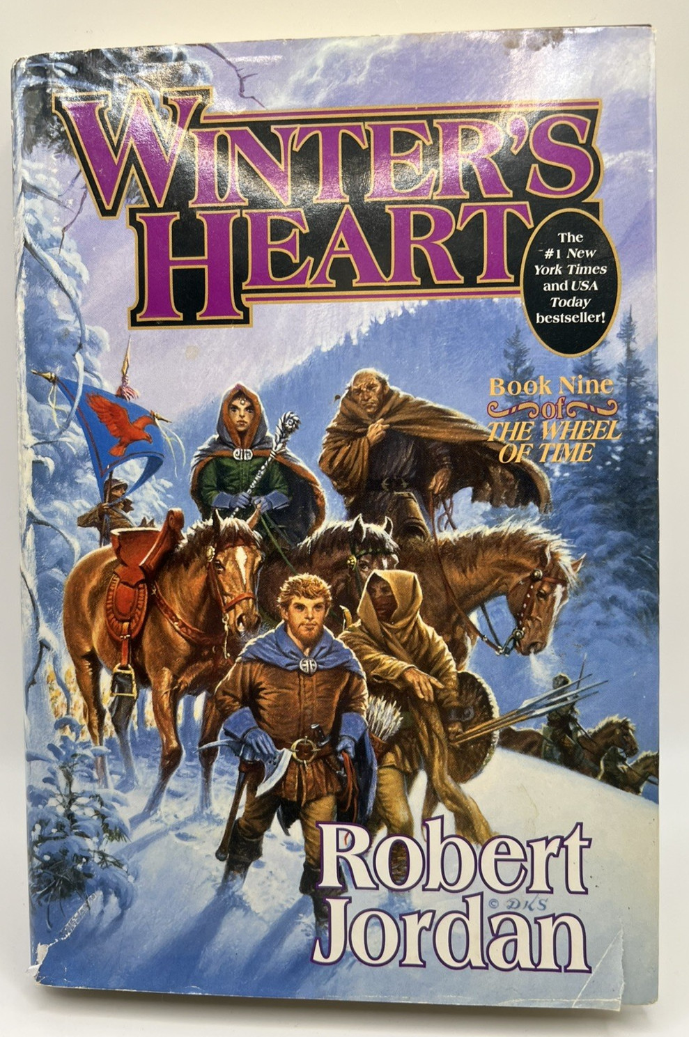 Winters Heart Robert Jordan Book 9 The Wheel of Time Hardcover Hardback