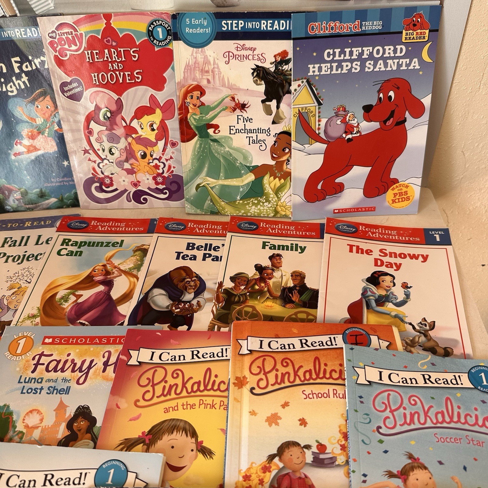 Lot of 19 My First Ready to-I Can Read-Step into Reading-Learn Read Books (384)