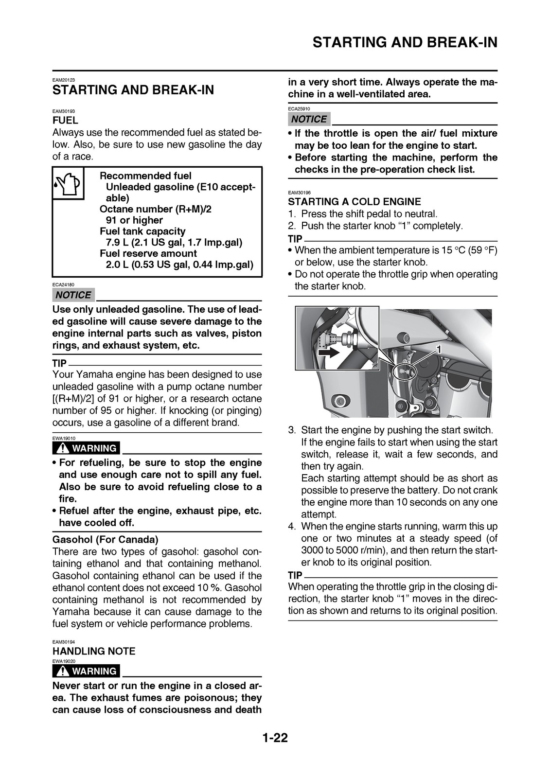 YAMAHA WR250F WR250FP Owners Manual 2023 – SECURED – COVERED – XL FOLDOUT PAGES