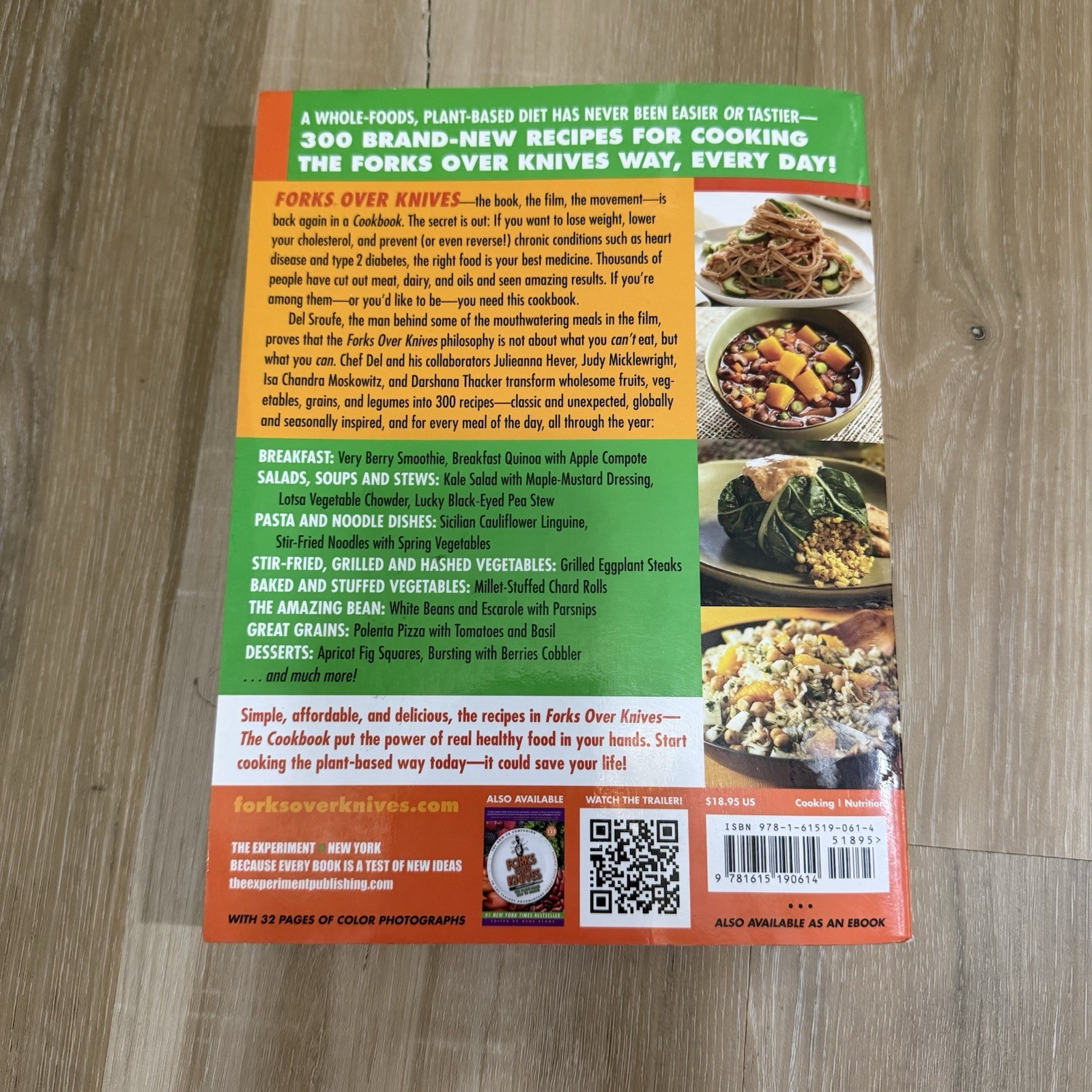 Forks Over Knifes Cookbook By Del Sroufe And Isa Chandra Moskowitz Paperback VG