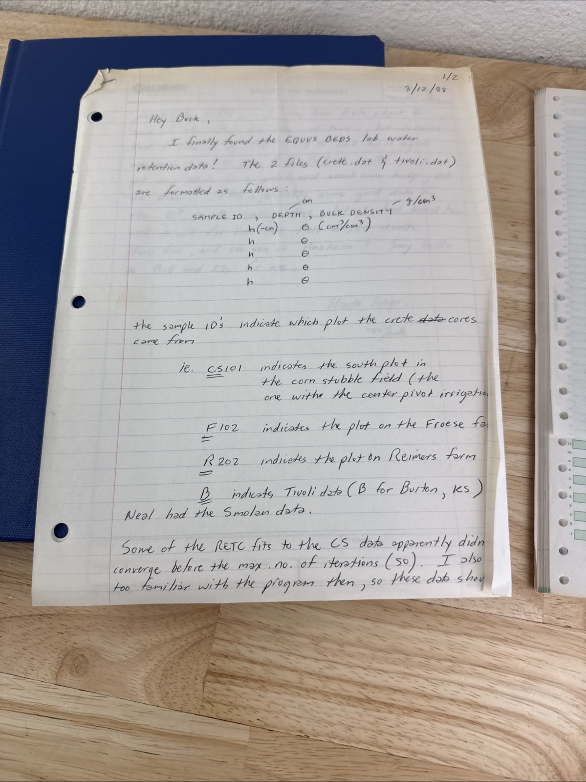Hanford Site Thesis Report Unsaturated Hydraulic Conductivity M. Rockhold