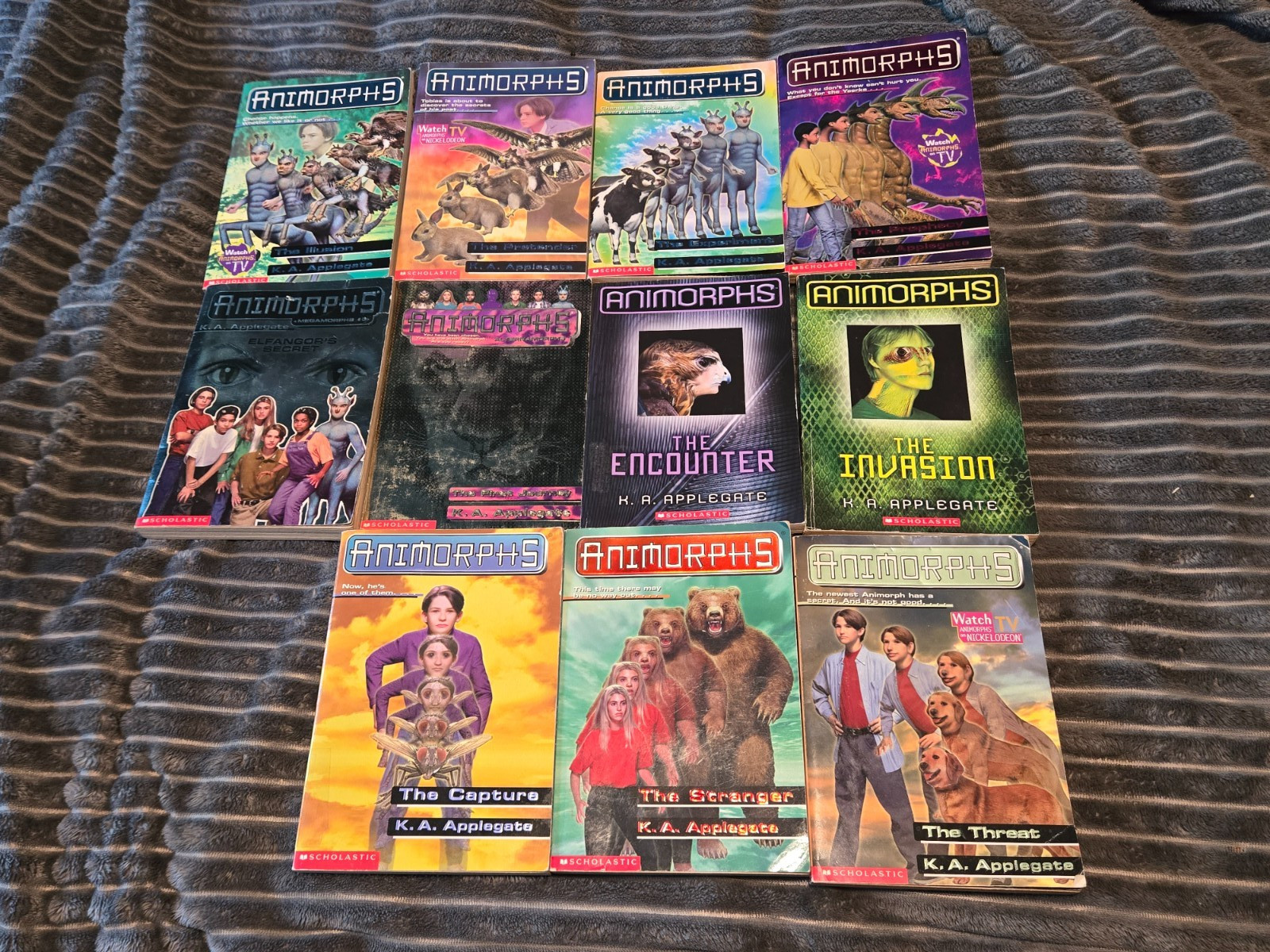Lot Of 11 Animorphs by K.A. Applegate Chapter Book Series Paperback lot