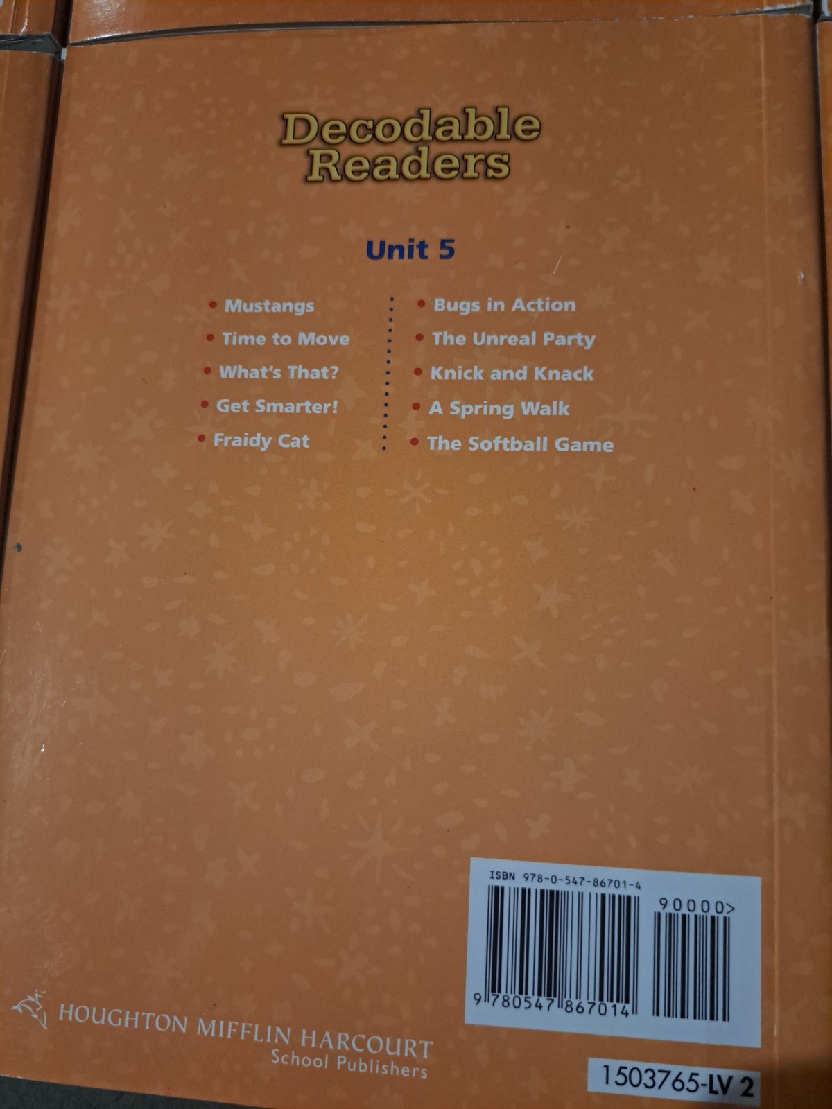 Journeys Decodable Reader Book Unit 1-6 Set – 2nd Grade 2 Reading 6 Book Set HMH