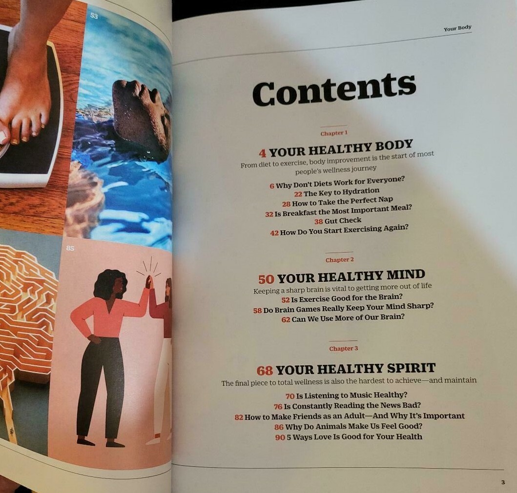 YOUR BODY – A GUIDE TO TOTAL WELLNESS – Time Special Edition Publication