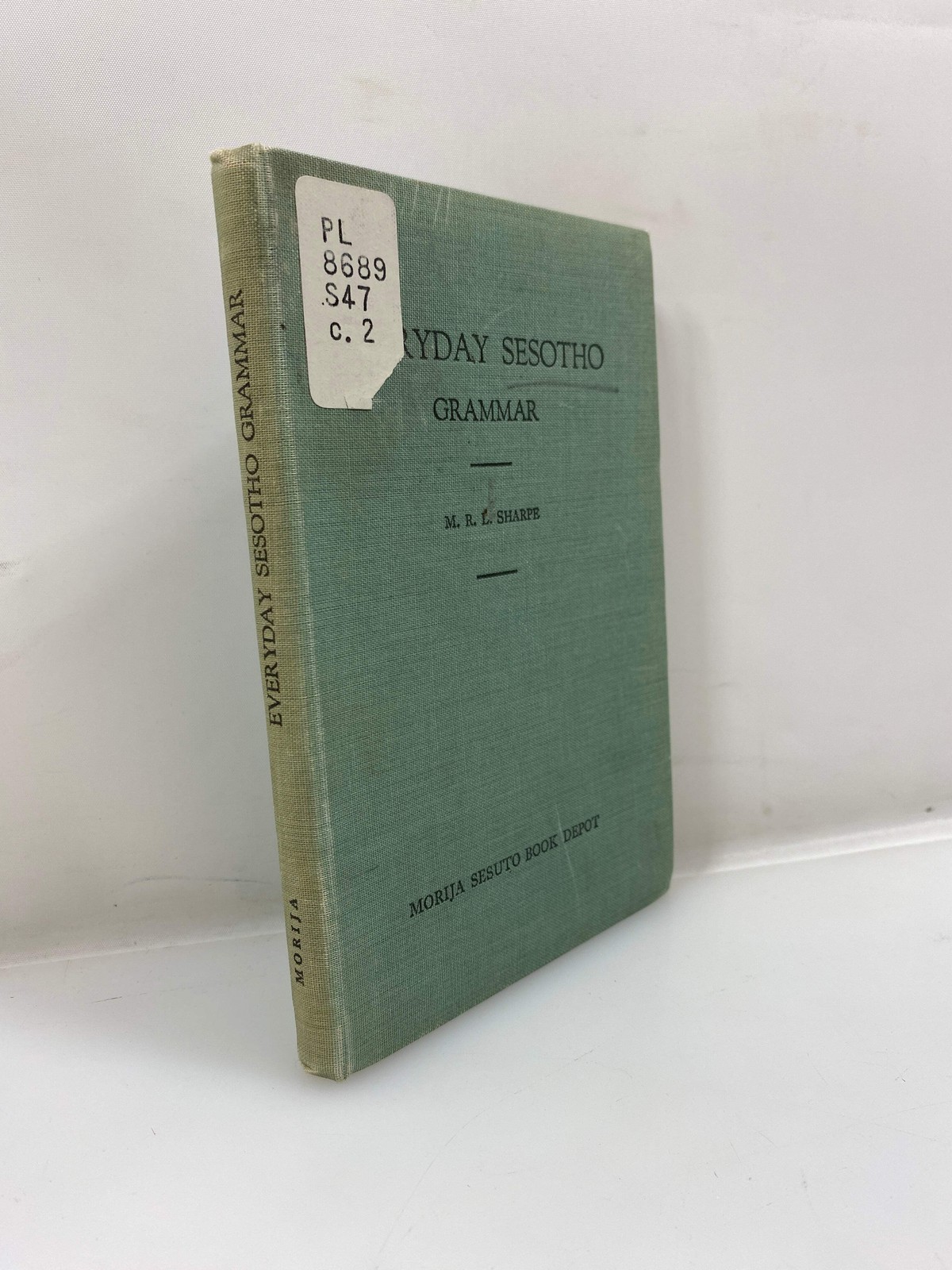Everyday Sesotho Grammar by Sharpe Ex-library 1960 HC