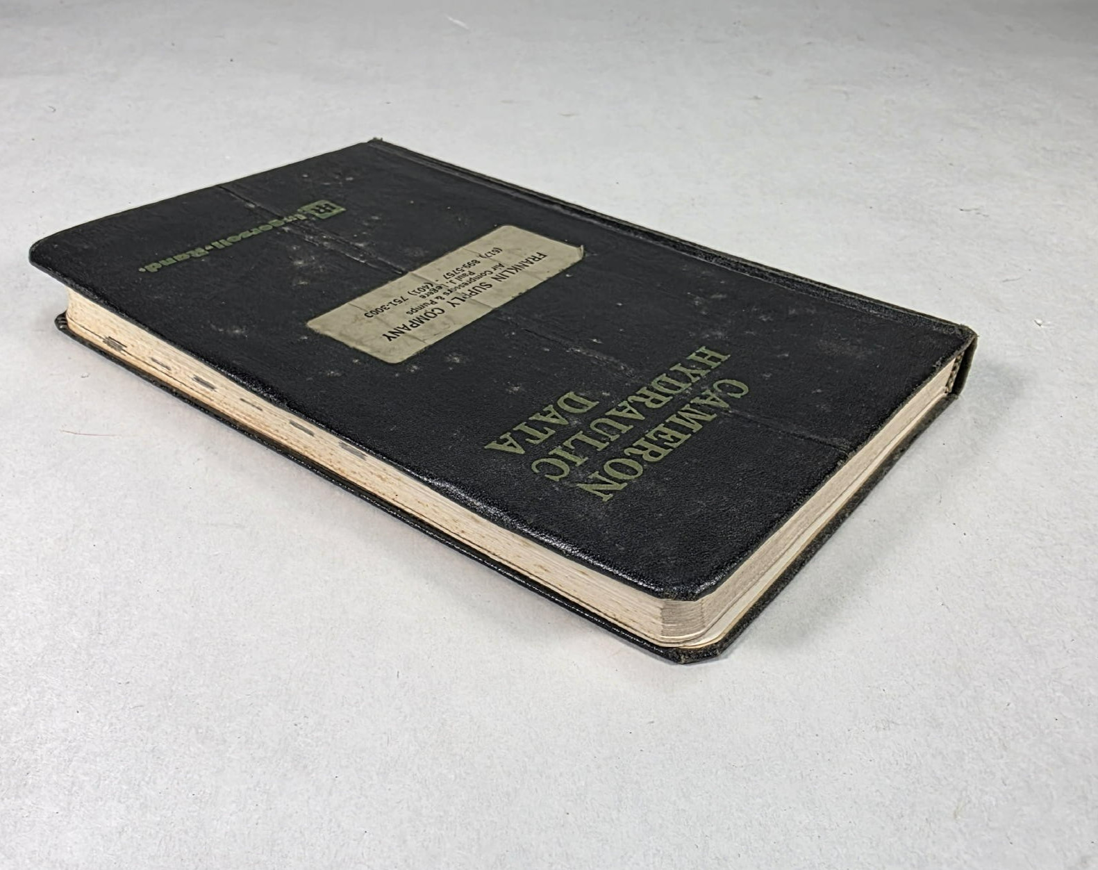 Cameron Hydraulic Data 1977 Vintage Book Hardcover Ingersoll Rand