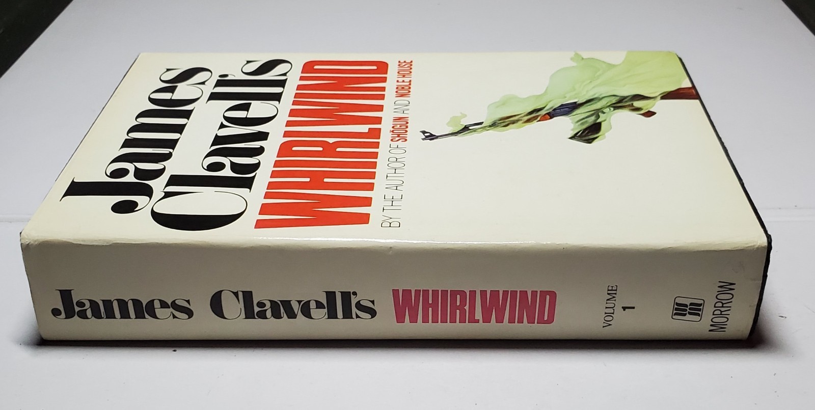 James Clavell Whirlwind– 2 Volume Set (1986 BCE Hardcovers w/Dust Jackets)