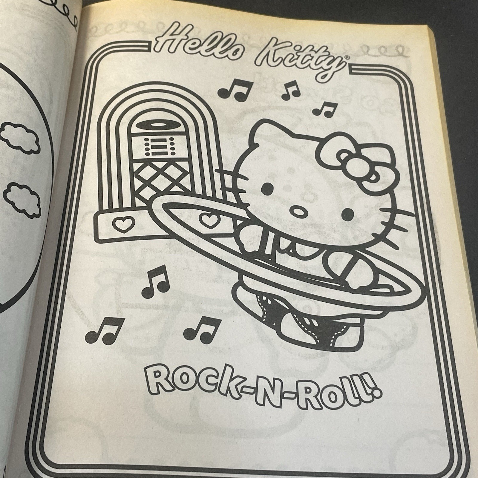 SANRIO Hello Kitty Coloring Book And Activity Bendon 2014 With 3 Pages Colored