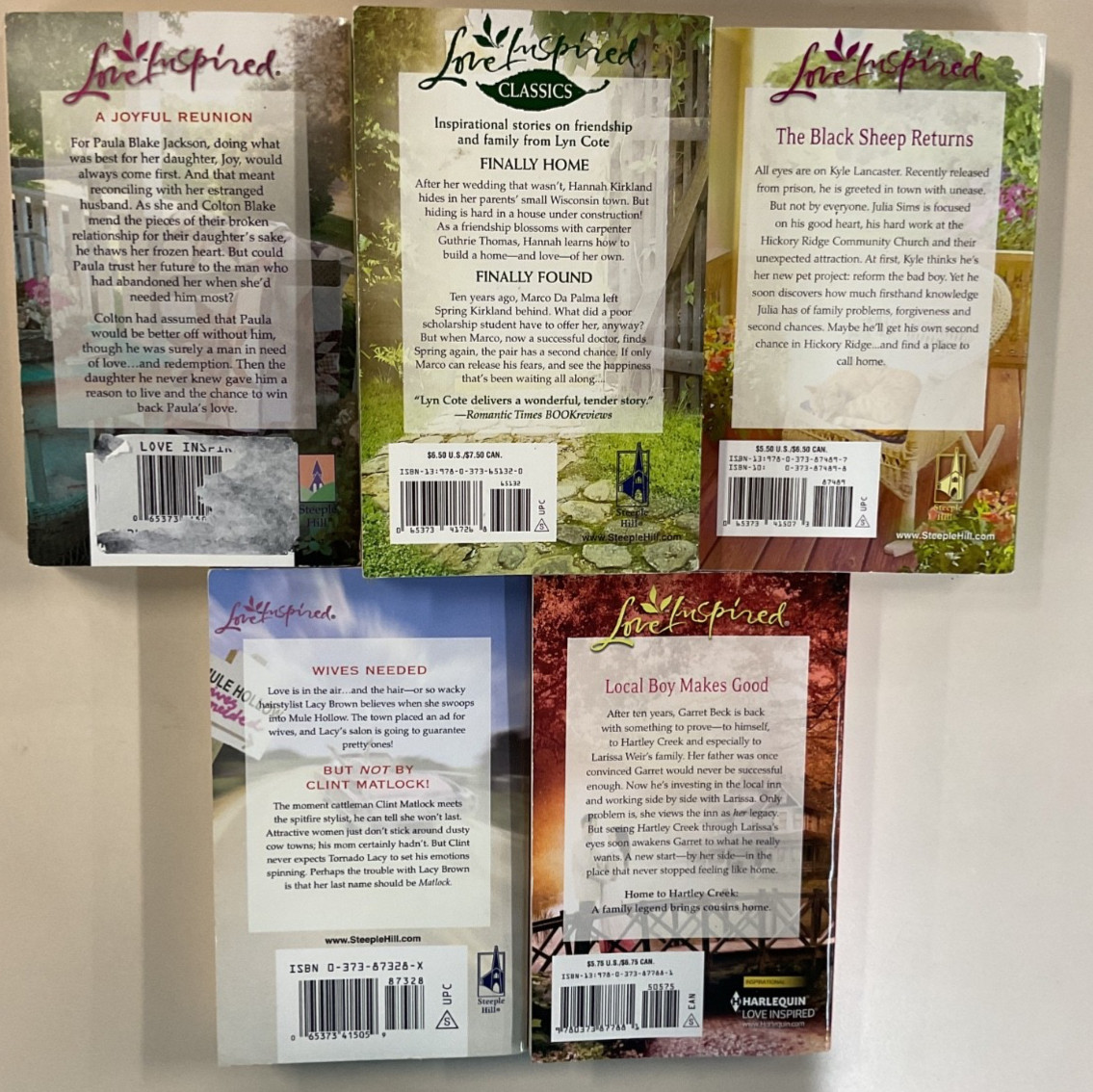 Inpirational Romance PB lot of 13 Lyn Cote Susan Kirby Terri Reed Mia Ross