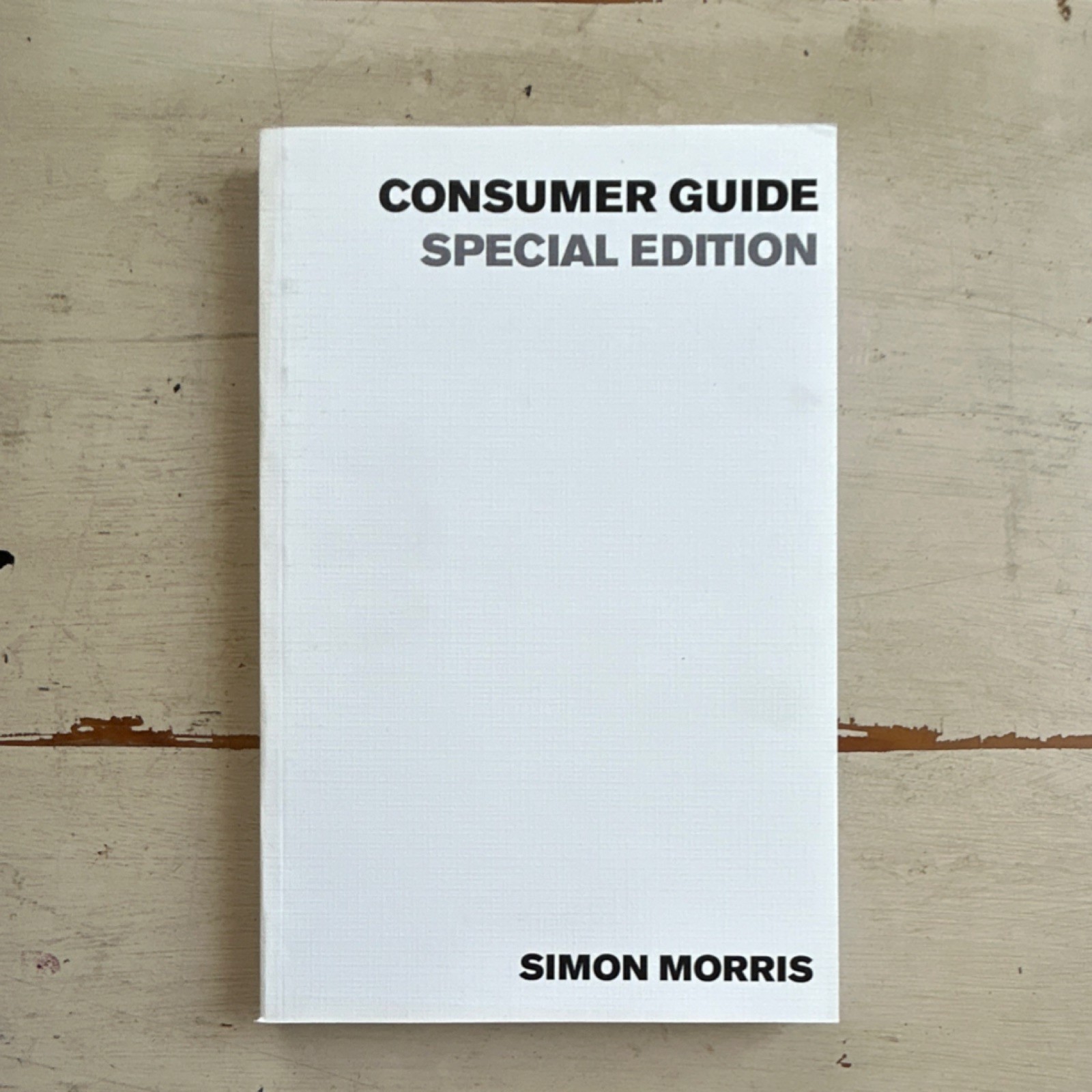 Simon Morris Consumer Guide: Special Edition Amphetamine Sulphate Press