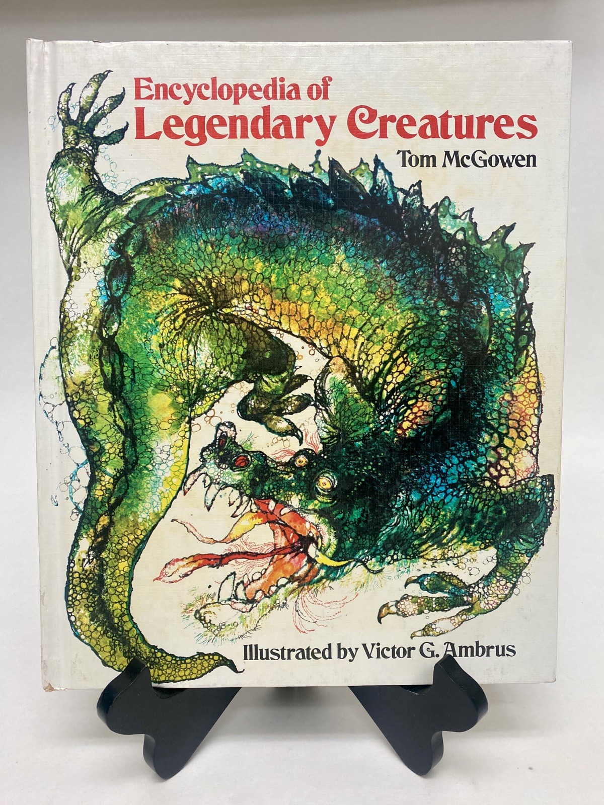 VTG Encyclopedia of Legendary Creatures Tom McGowen Illustrated Victor Ambrus 🔥
