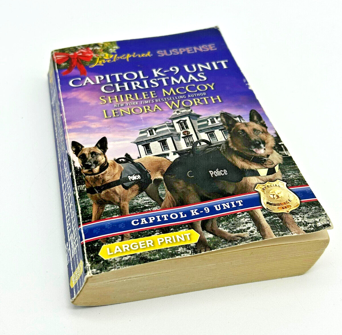 2015 Capitol K-9 Unit Christmas Love Inspired Suspense Larger Print Book Virgina