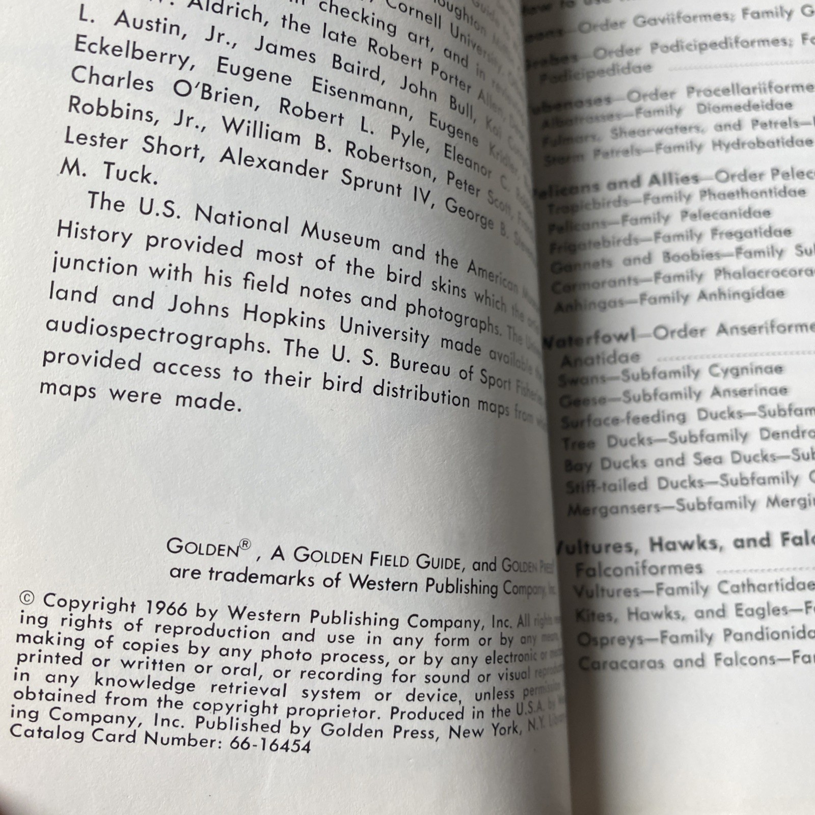 Guide to Field Identification Birds North America Golden Field Guide 1966 Trees