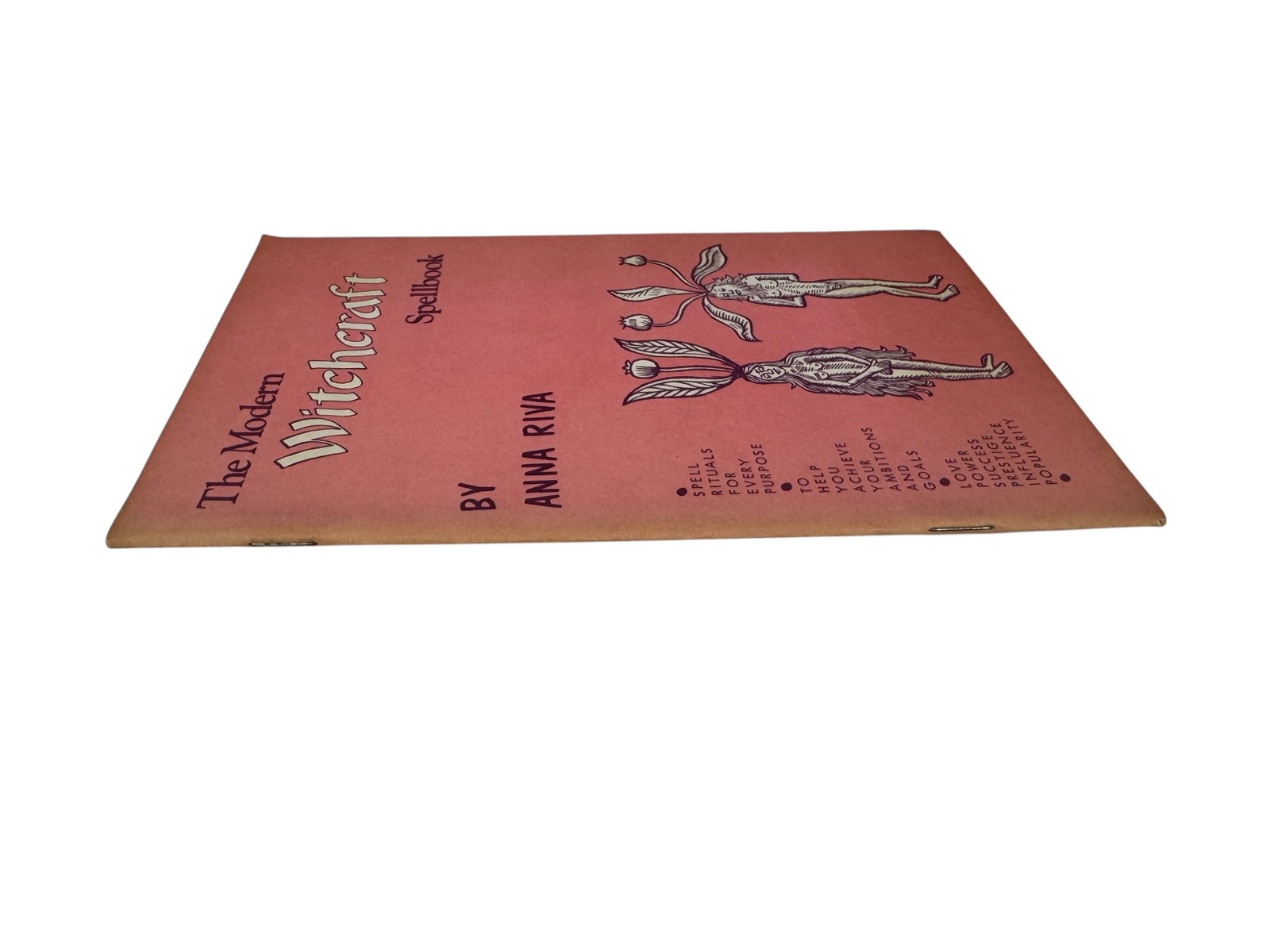 The Modern Witchcraft Spellbook by Anna Riva 1972 Occult Spells Rituals