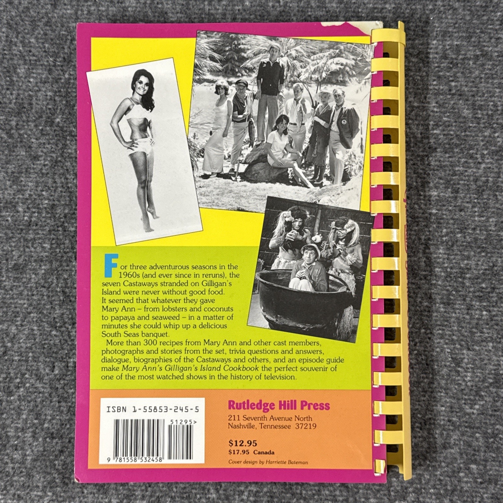 MARY ANN’S GILLIGAN’S ISLAND COOKBOOK By Dawn Wells, Jim Clark & Ken Beck