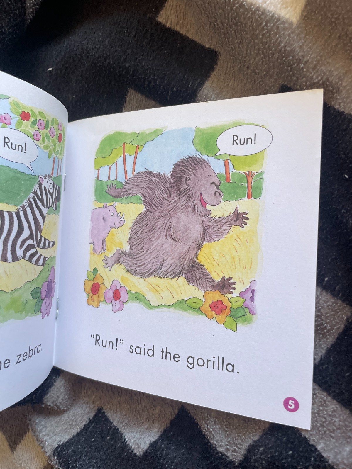 SIGHT WORD READERS. RUN! RUN SAID, 14 by 14CM. 0439511682 LINDA WARD BEECH