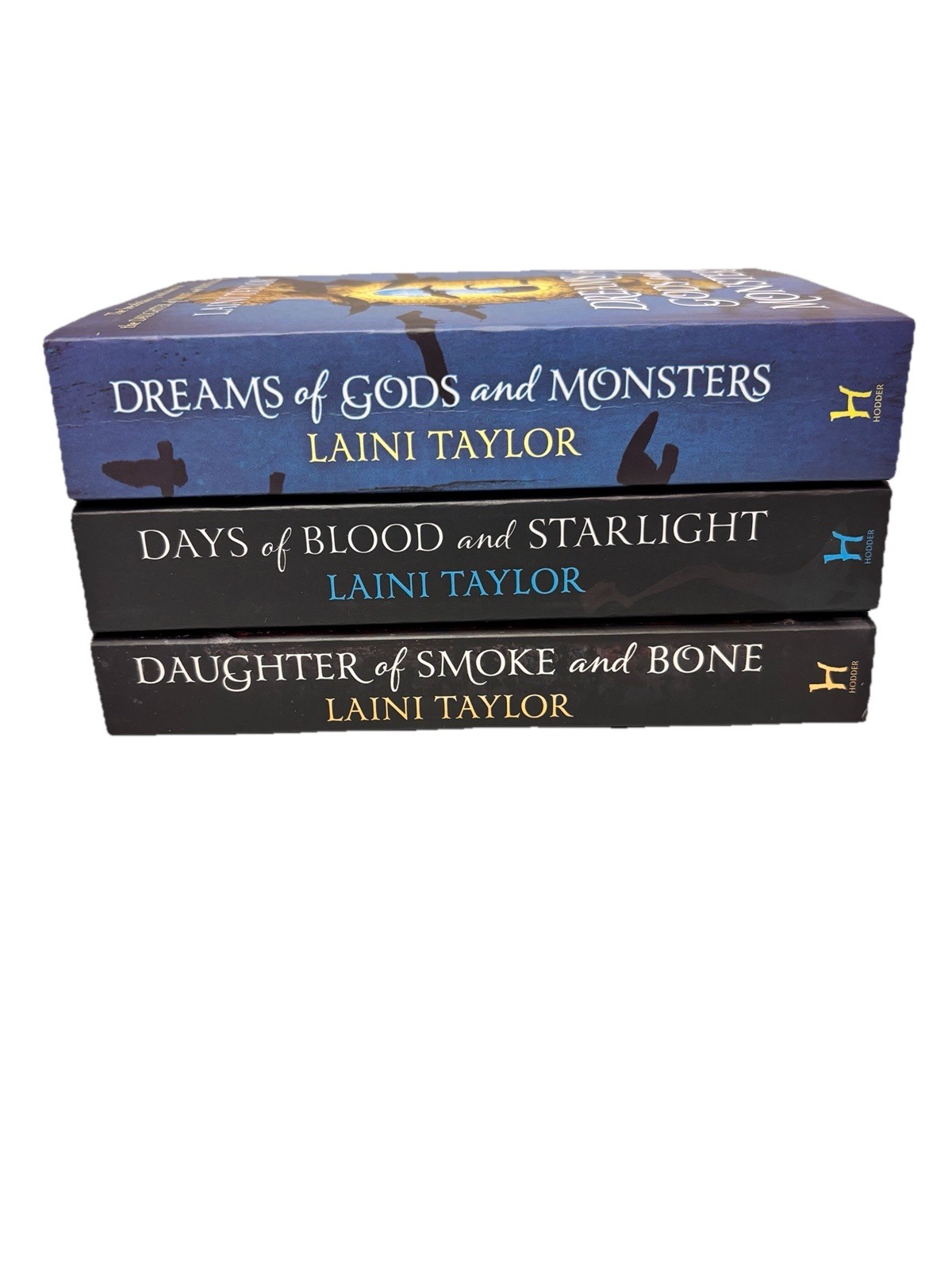 Laini Taylor Lot Daughter of Smoke Days of Blood Dreams of Gods Set of 3