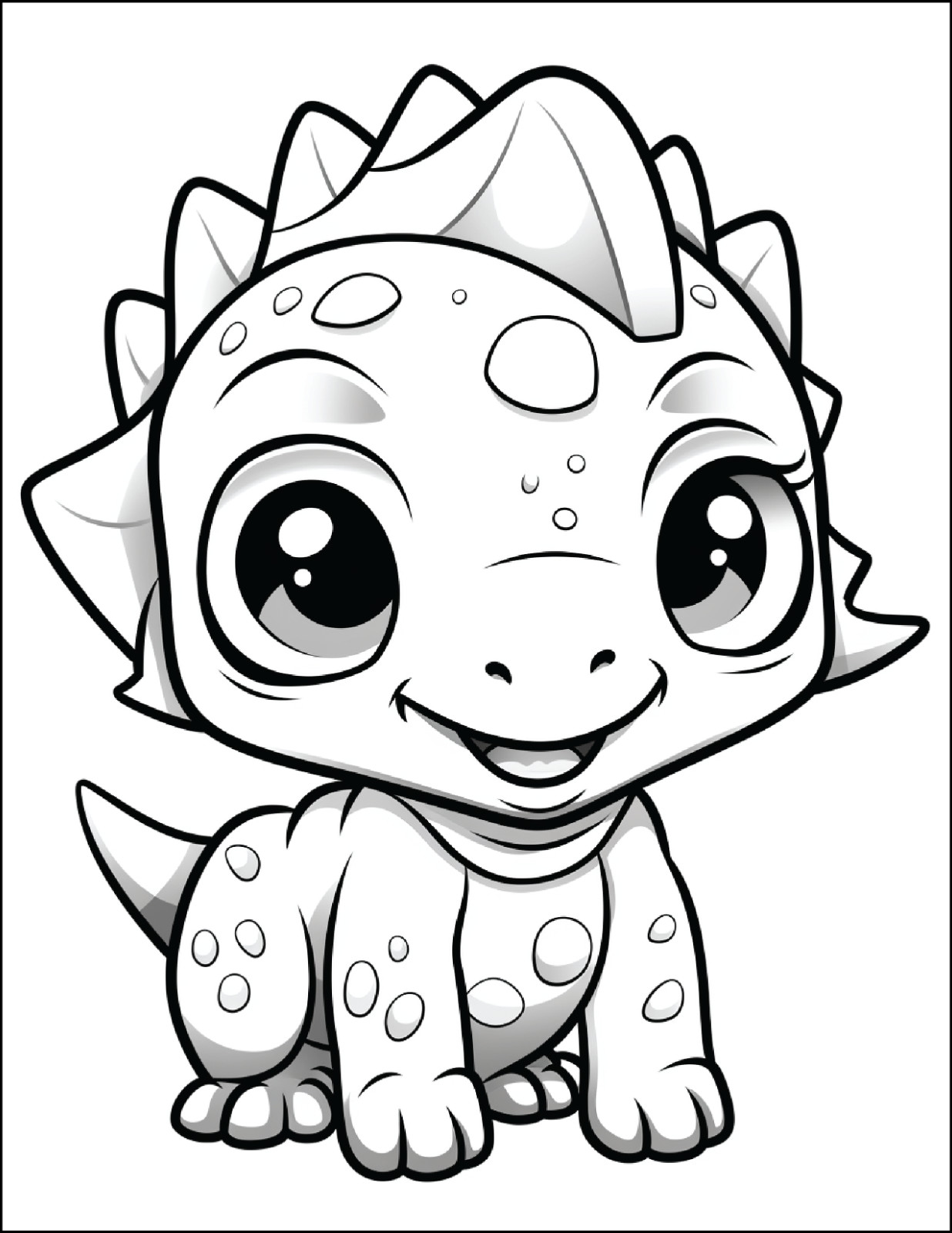 NEw Baby Dinosaur Coloring Book – Fun & 5. Spiral Bound Coloring Book