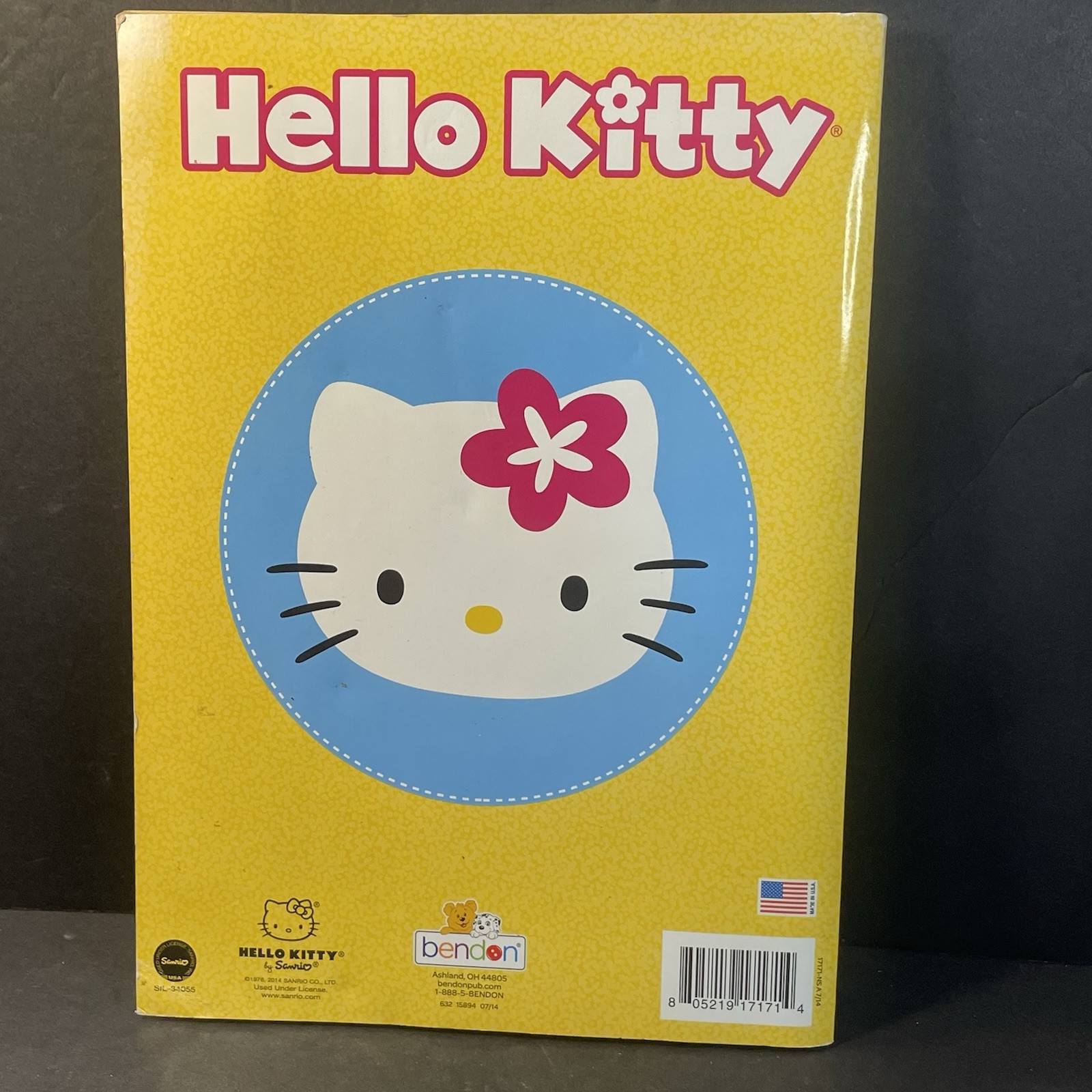 SANRIO Hello Kitty Coloring Book And Activity Bendon 2014 With 3 Pages Colored
