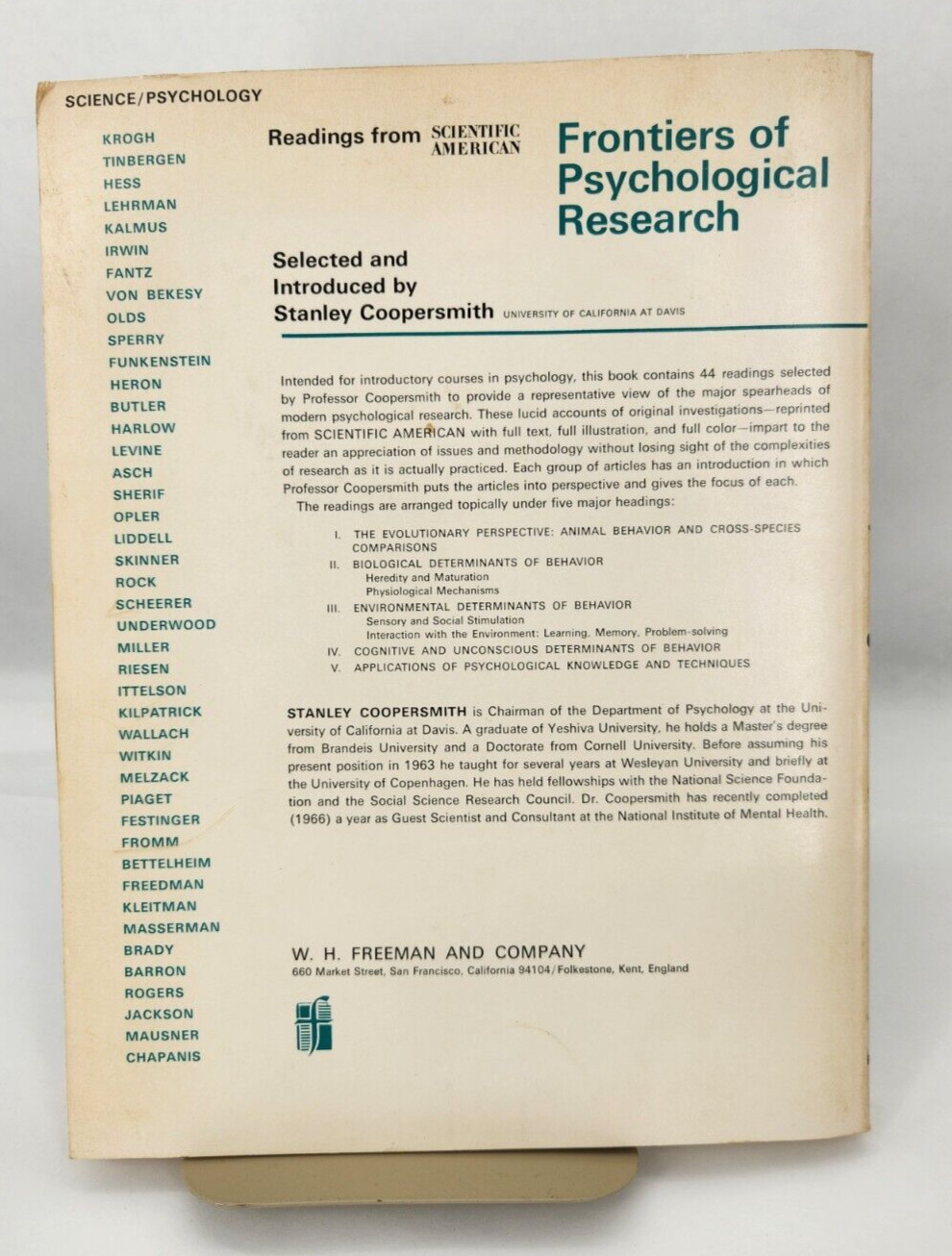 Scientific American Frontiers of Psychological Research Book Readings Paperback