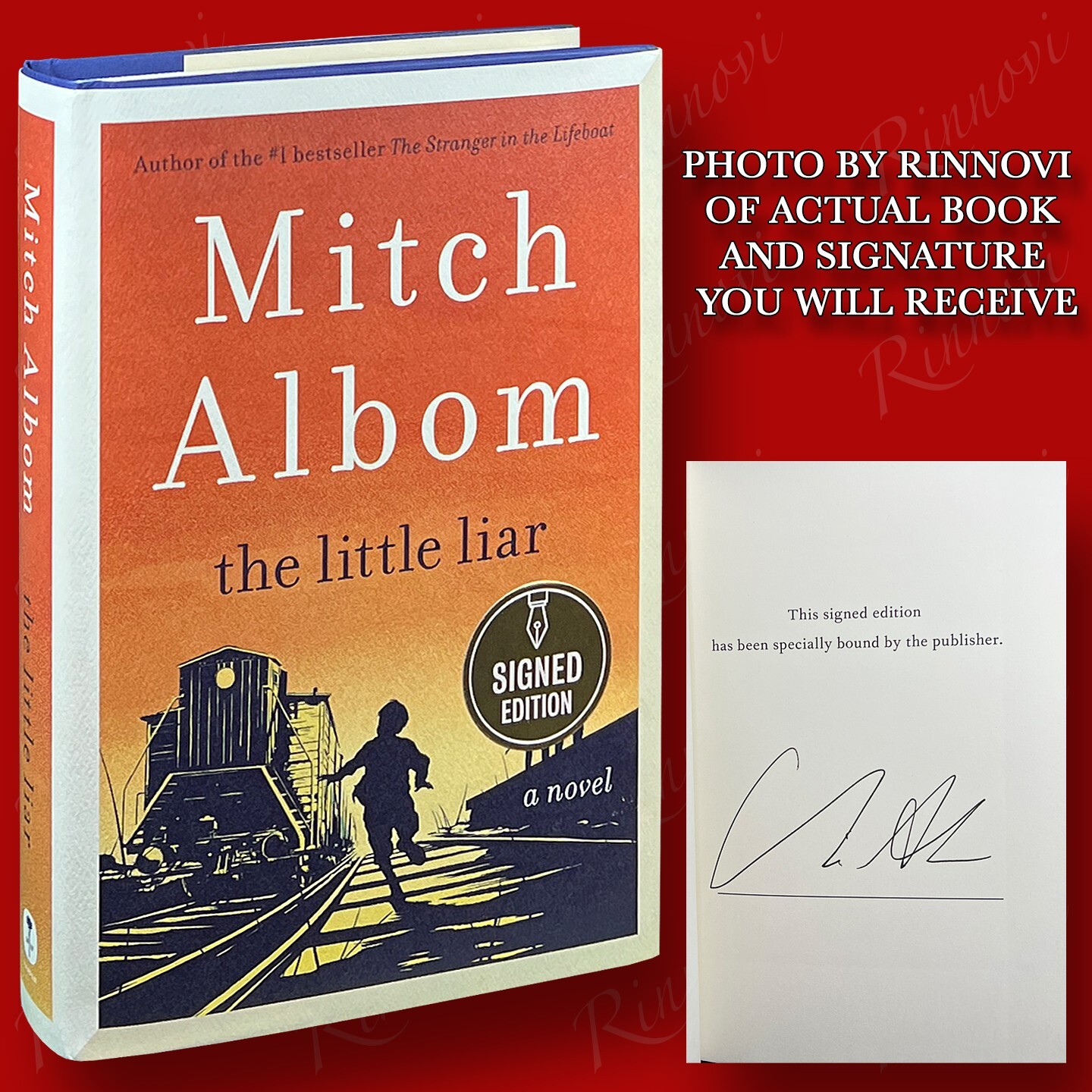 The Little Liar SIGNED Mitch Albom (2023,HC,1st/1st) BRAND NEW