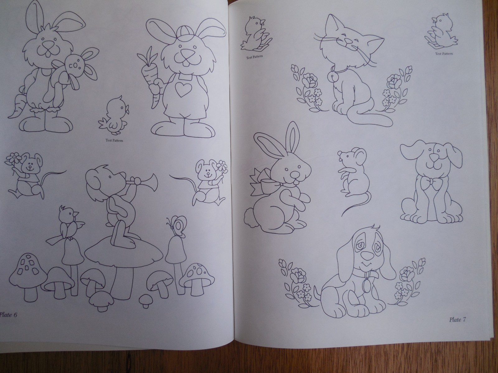 Dover Needlework Iron-On Transfers Booklet “Baby Bears*Bunnies & Other Critters
