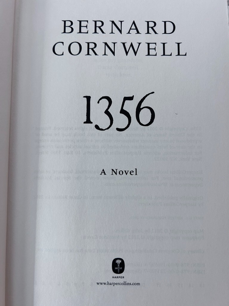Bernard Cornwell,1356; Sharpe Series Books 3&11: Sharpe’s Fortress;Sharpe’s Fury