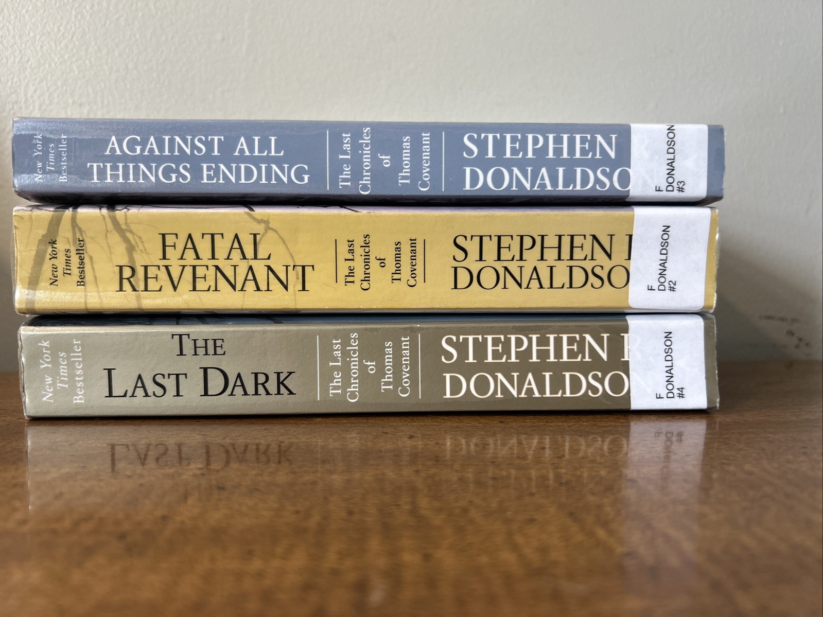 Lot of 3 Stephen Donaldson Books 2007-2013 Paperbacks Ex-Libri Very Good