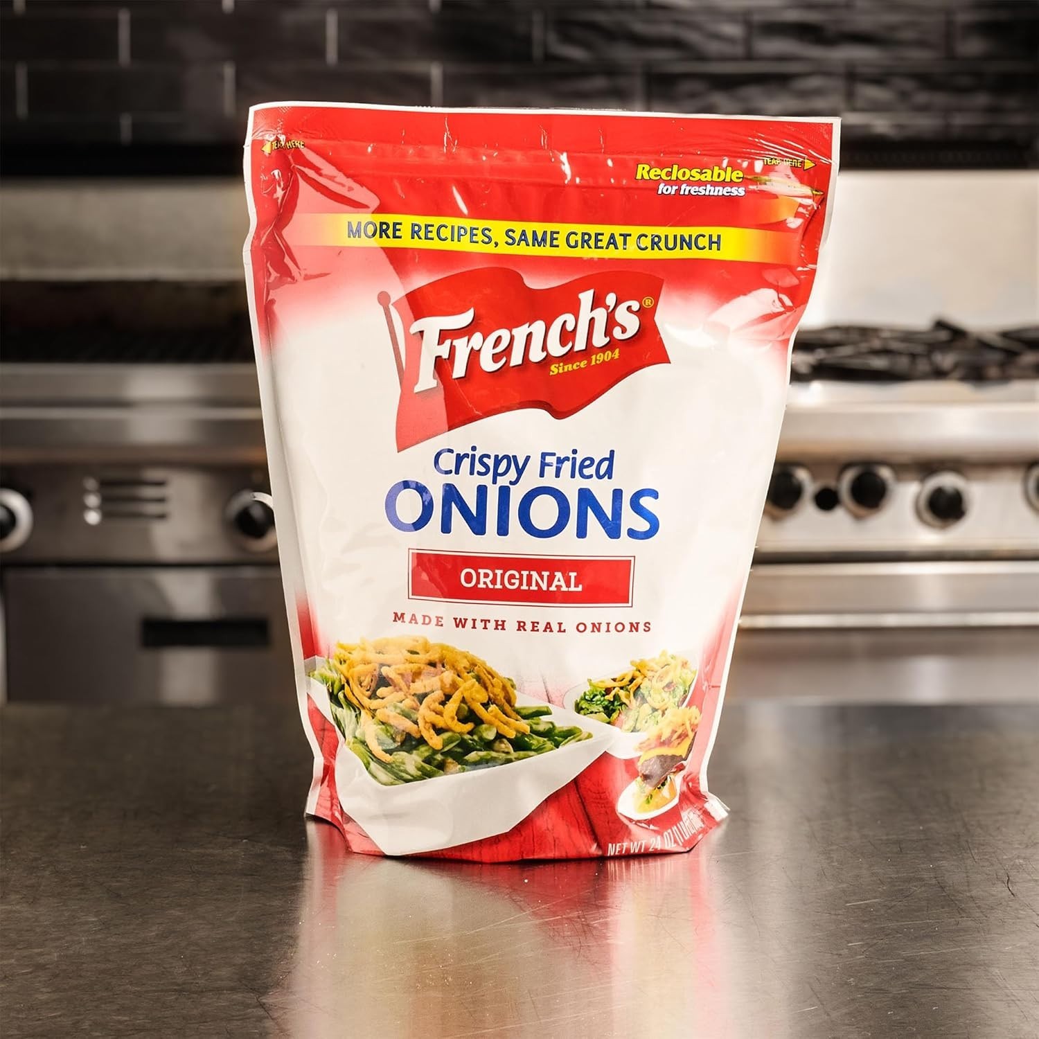 French’s Crispy Onions – 24 oz Bag for Green Bean Casseroles~-
