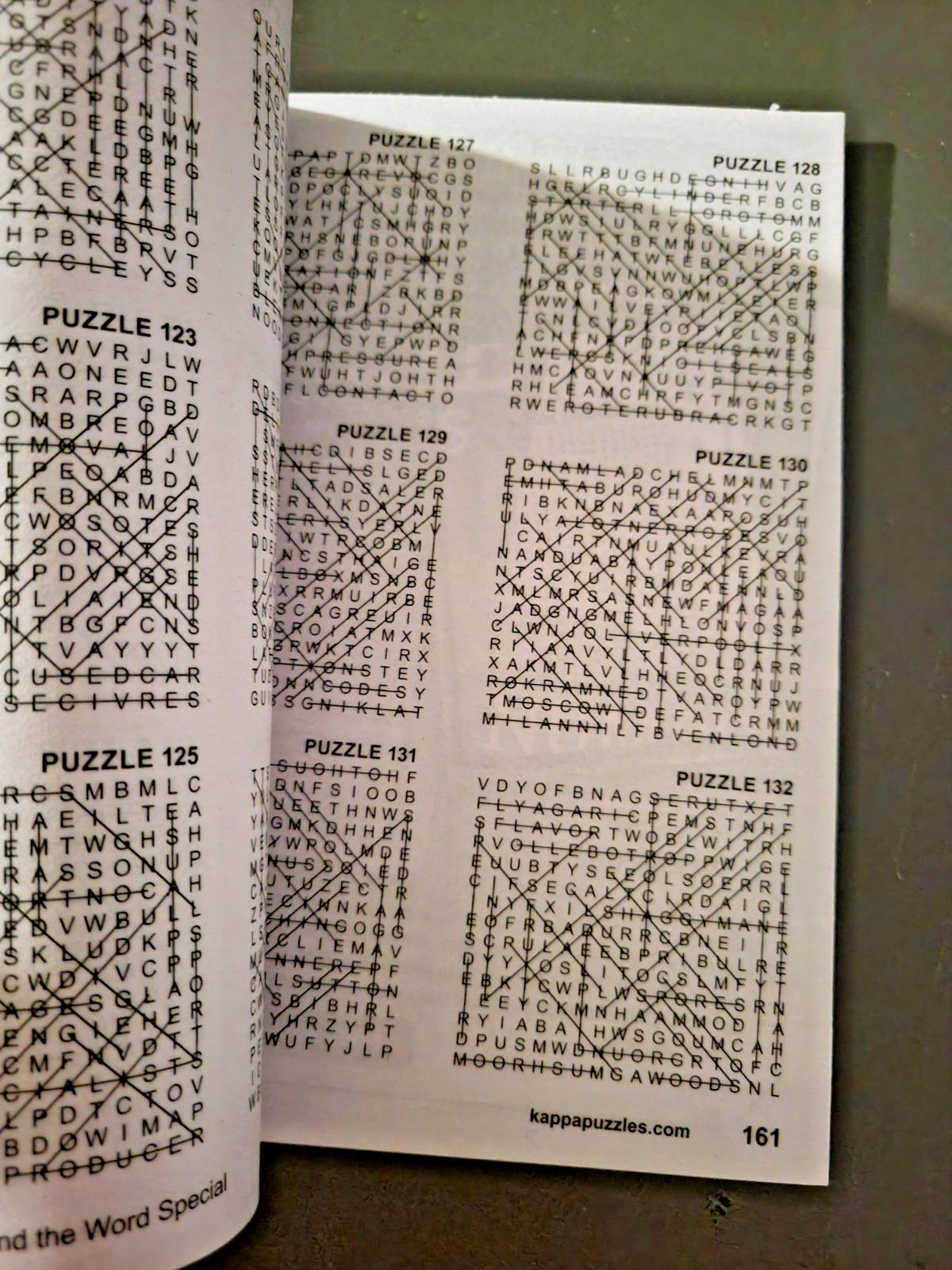 Lot of 3 Find-the-Word Puzzle Books by Kappa – 2 Special & Jumbo 390+ Challenges