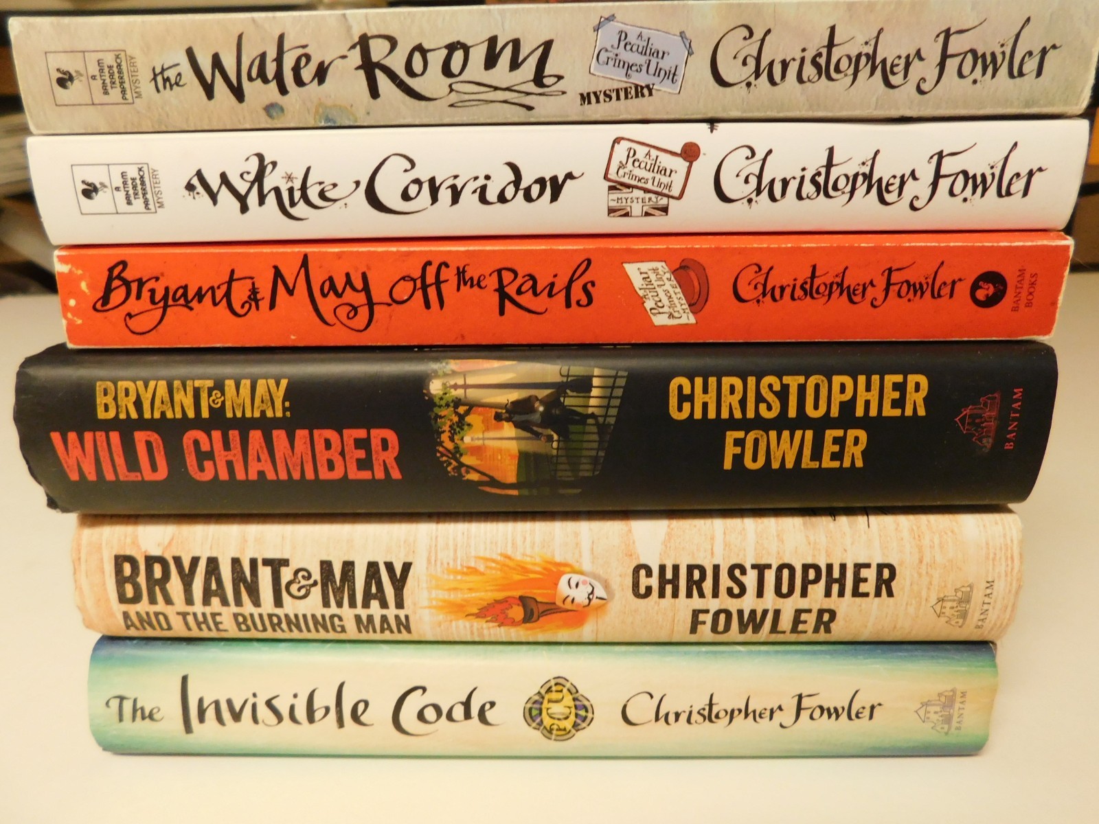Christopher Fowler Lot of 6 books, 3pb 3hc Bryant & May, The Water Room