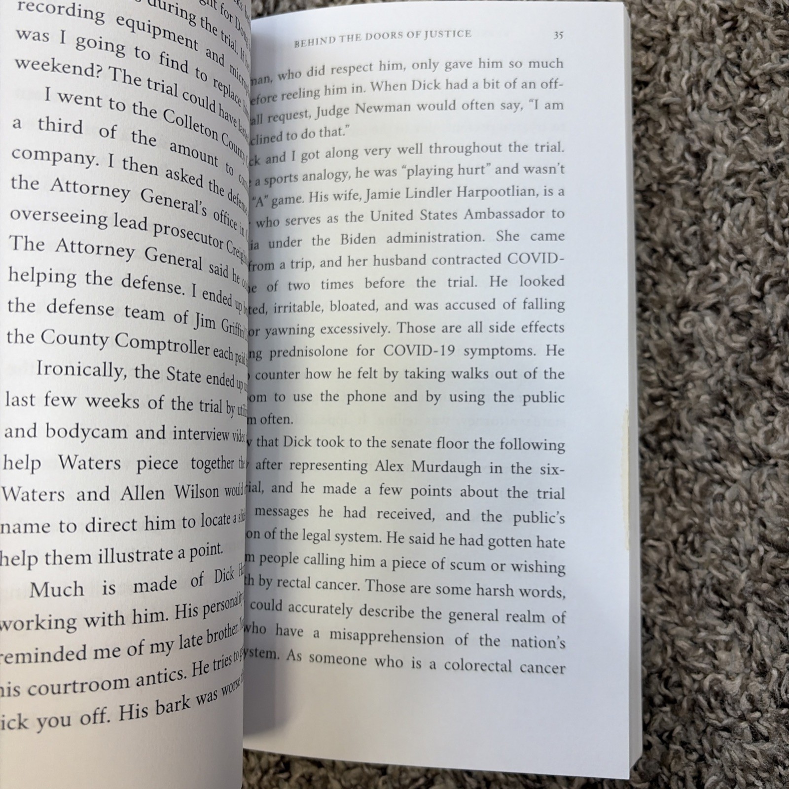 Behind the Doors of Justice: The Murdaugh Murders book by Rebecca Becky Hill