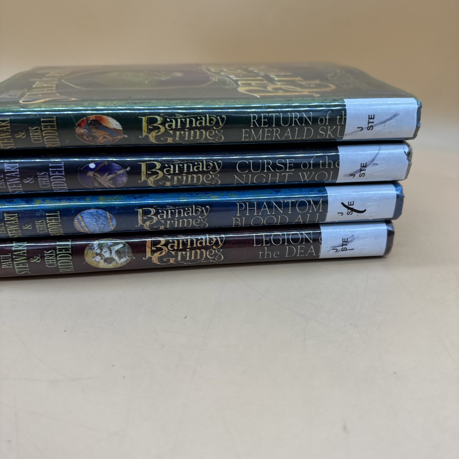 Barnaby Grimes Complete Series Paul Stewart Chris Riddell HC Illustrated 4 Books