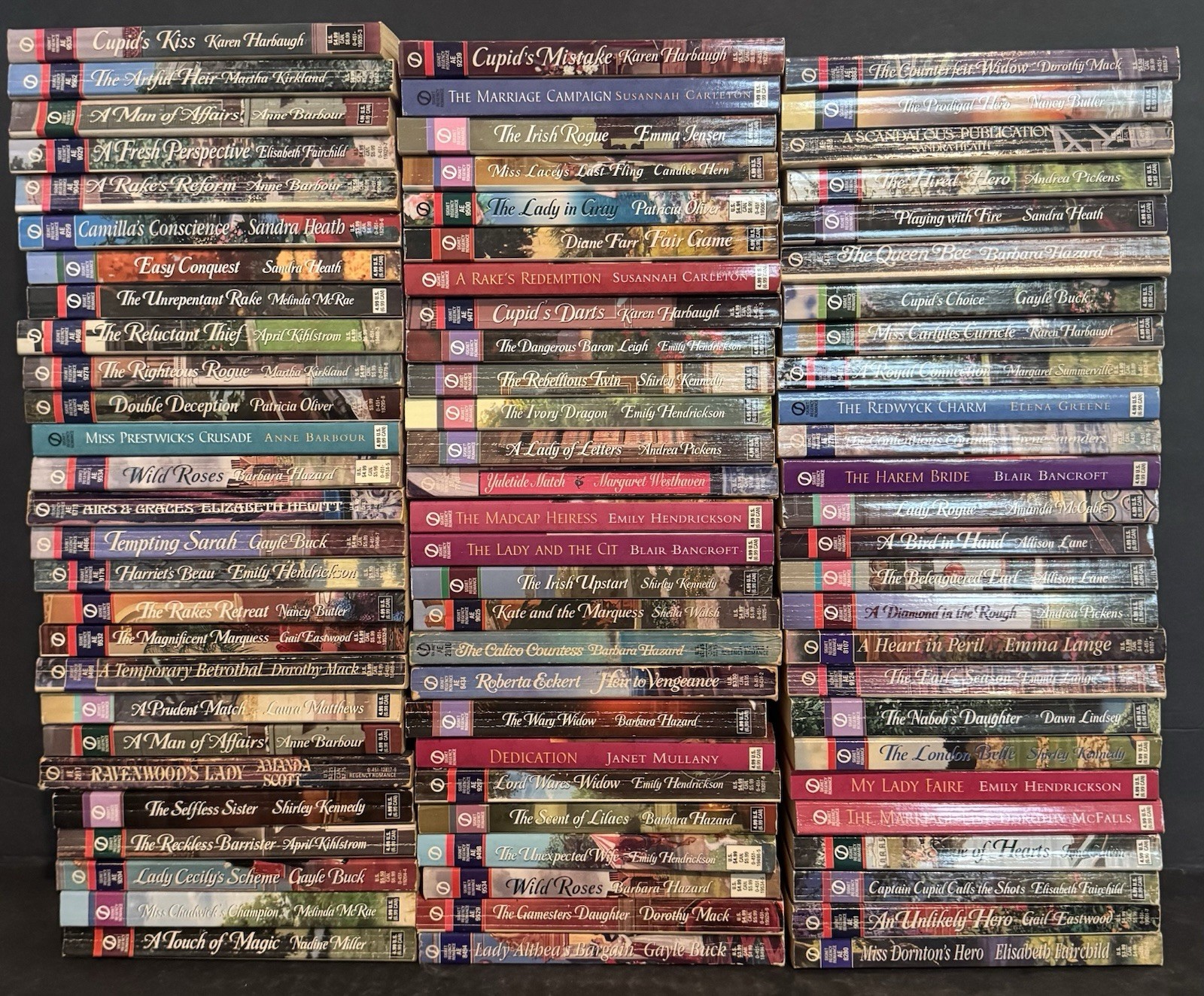 80 Signet Regency Romance Books- All books pictured