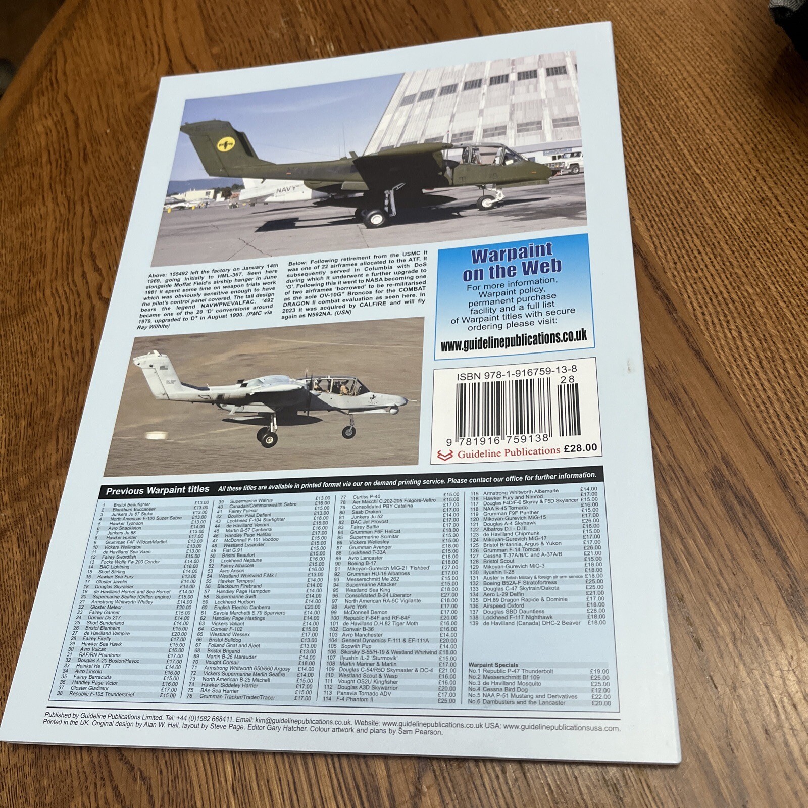 North American OV-10 Bronco: Warpaint No.140