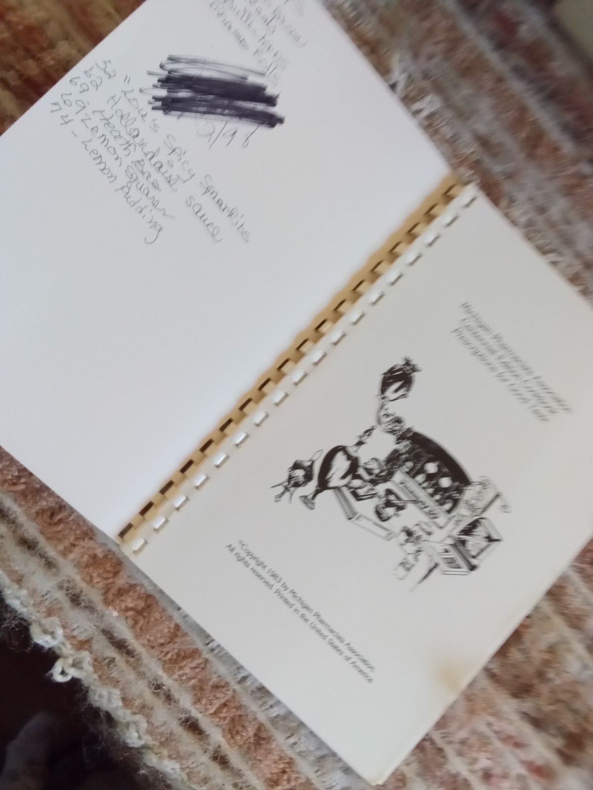 prescriptions for good taste centennial edition michigan pharmacists assoc. 1983