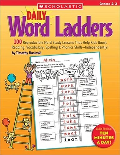 Daily Word Ladders: Grades 2-3 by Timothy V Rasinski: New